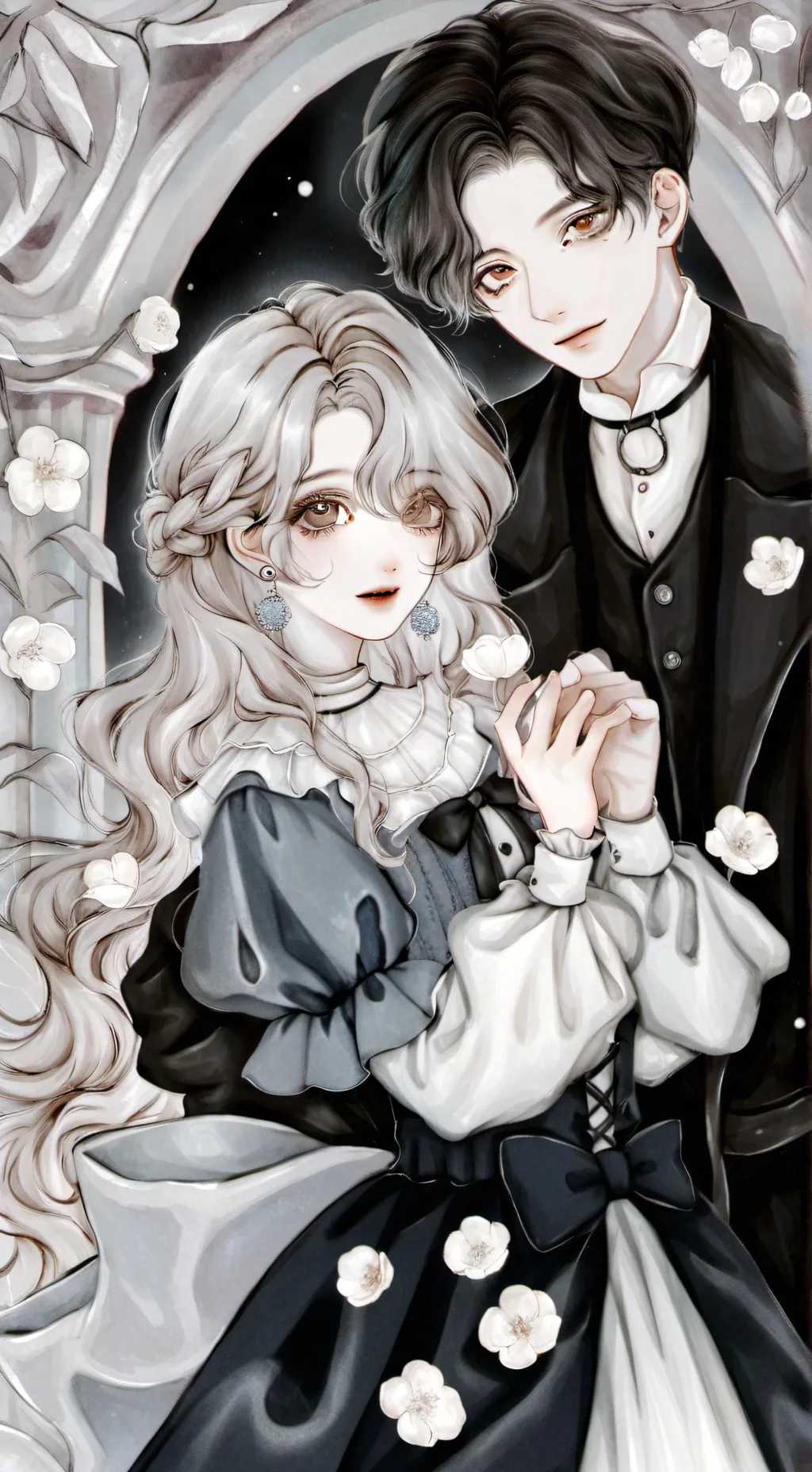 ai character: Damien Darkwood🖤🦇 background