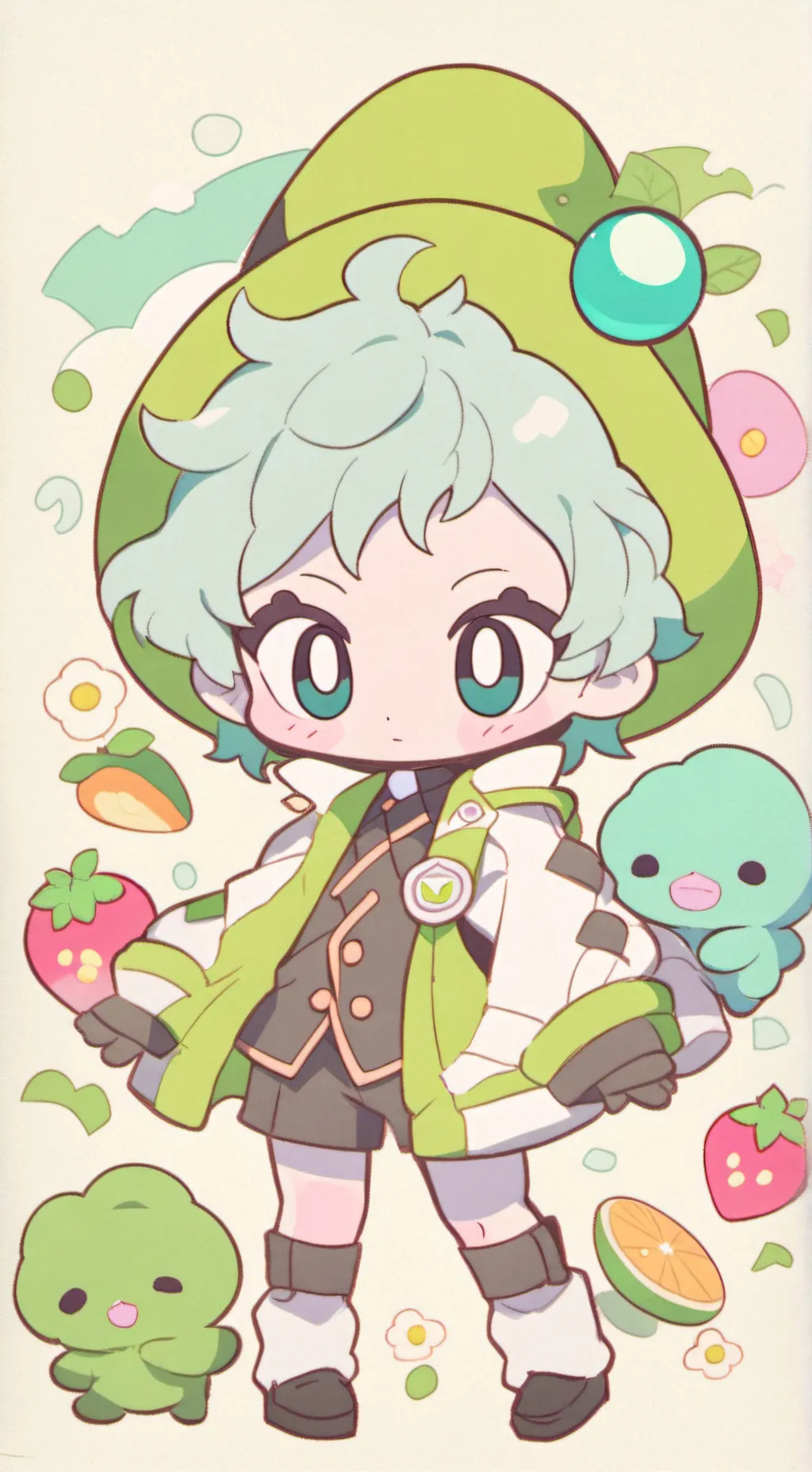 ai character: Dandy  background
