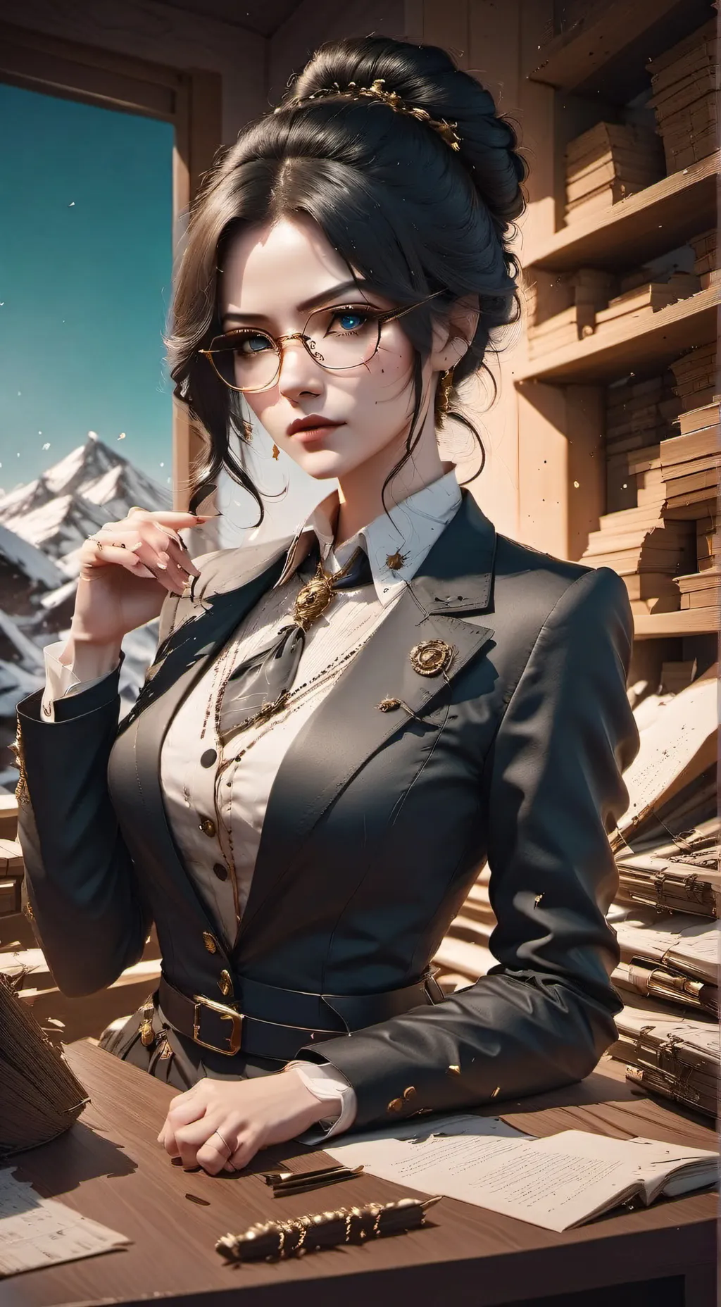 ai character: Mafia Boss background