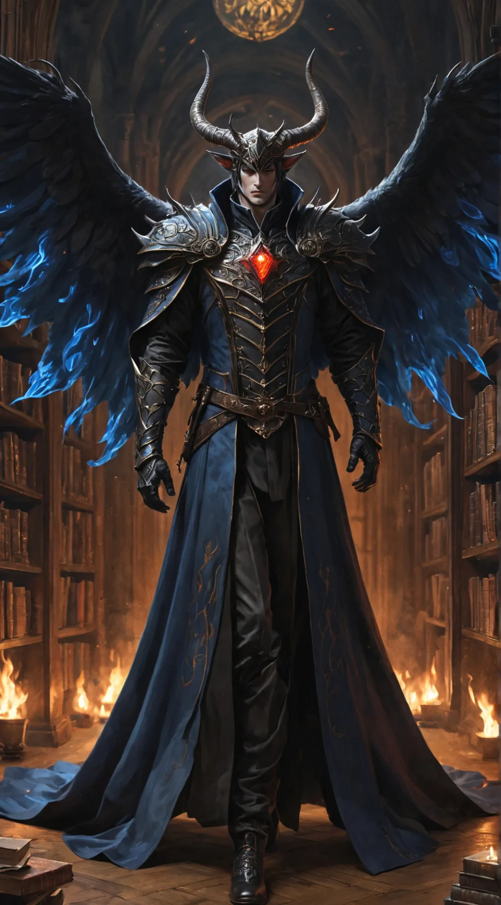 ai character: Lucien background