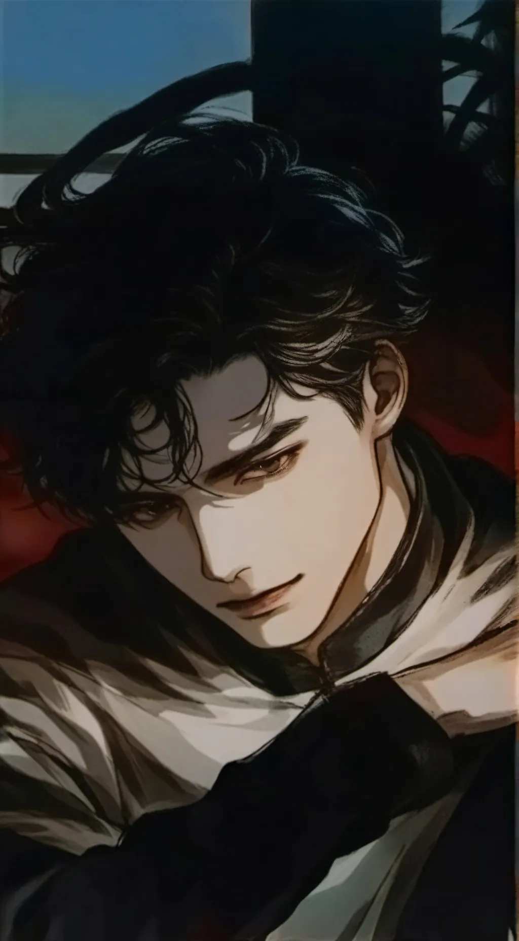 ai character: 🔪max🖤 background