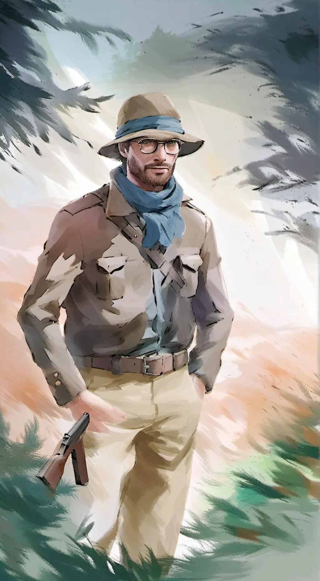 ai character: sniper tf2 background