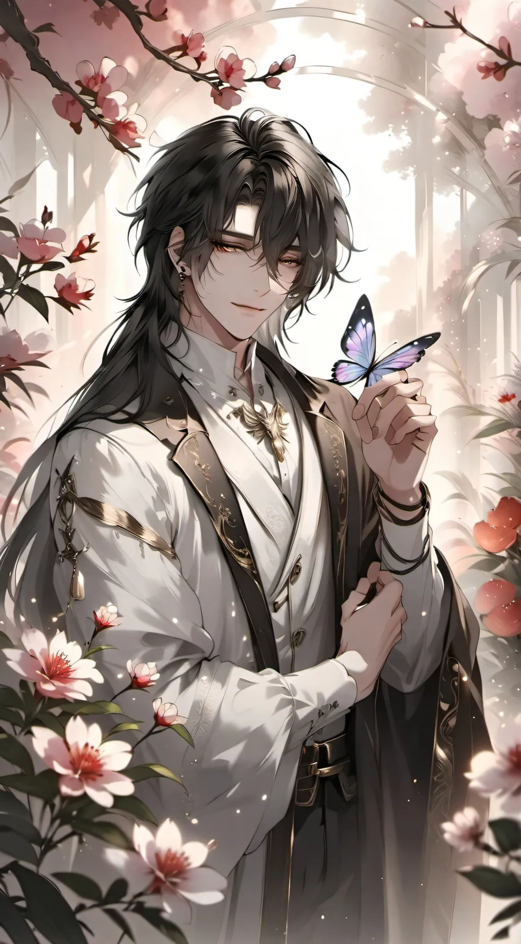 ai character: Azure background