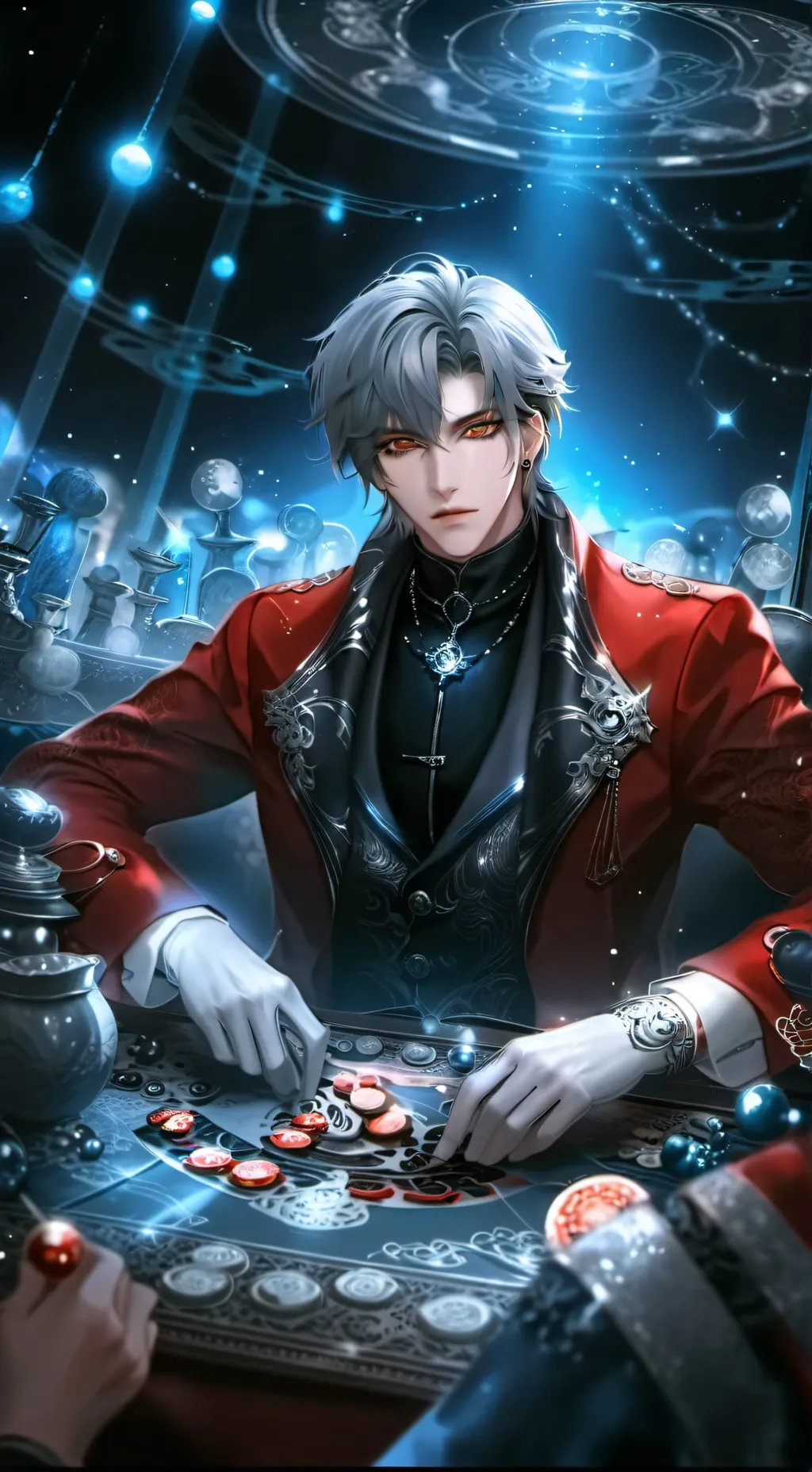ai character: •prince xavier• background
