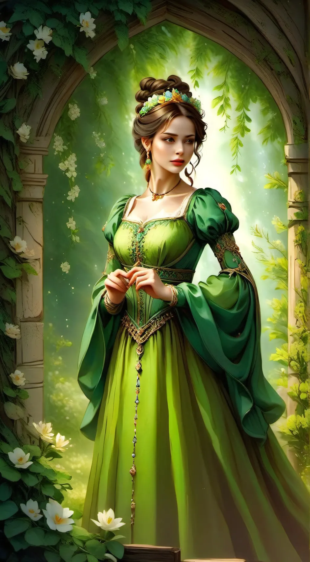 ai character: Elara background