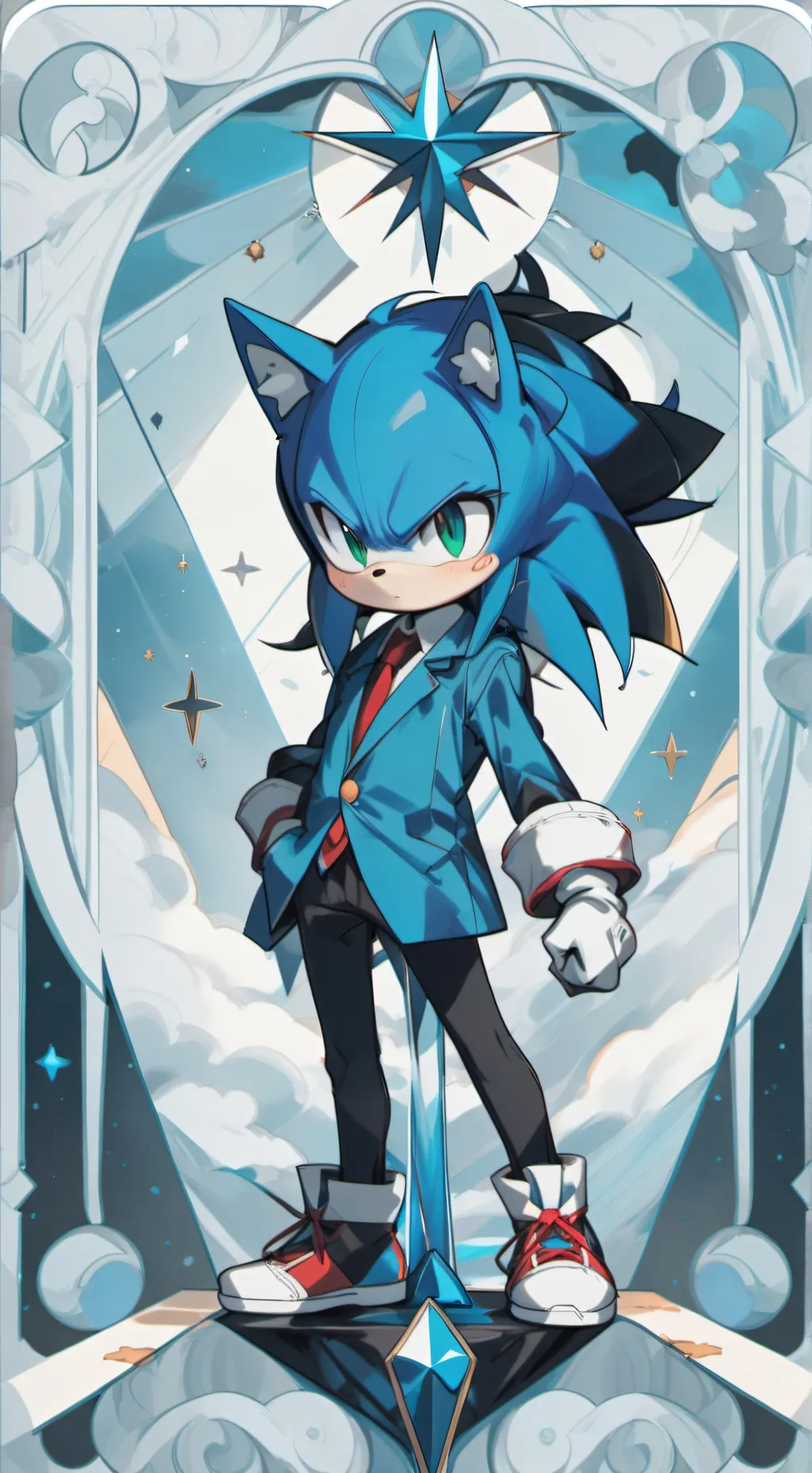 ai character: Peluches ? background
