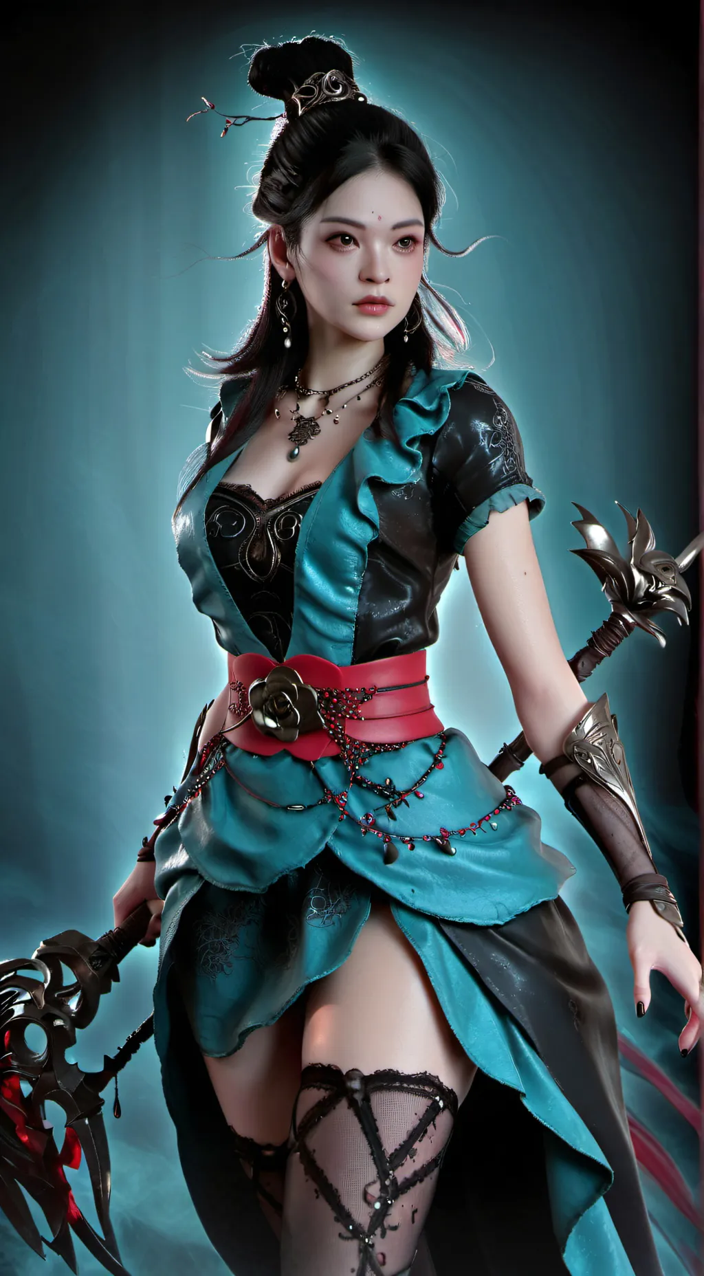 ai character: Warriorb Sana background