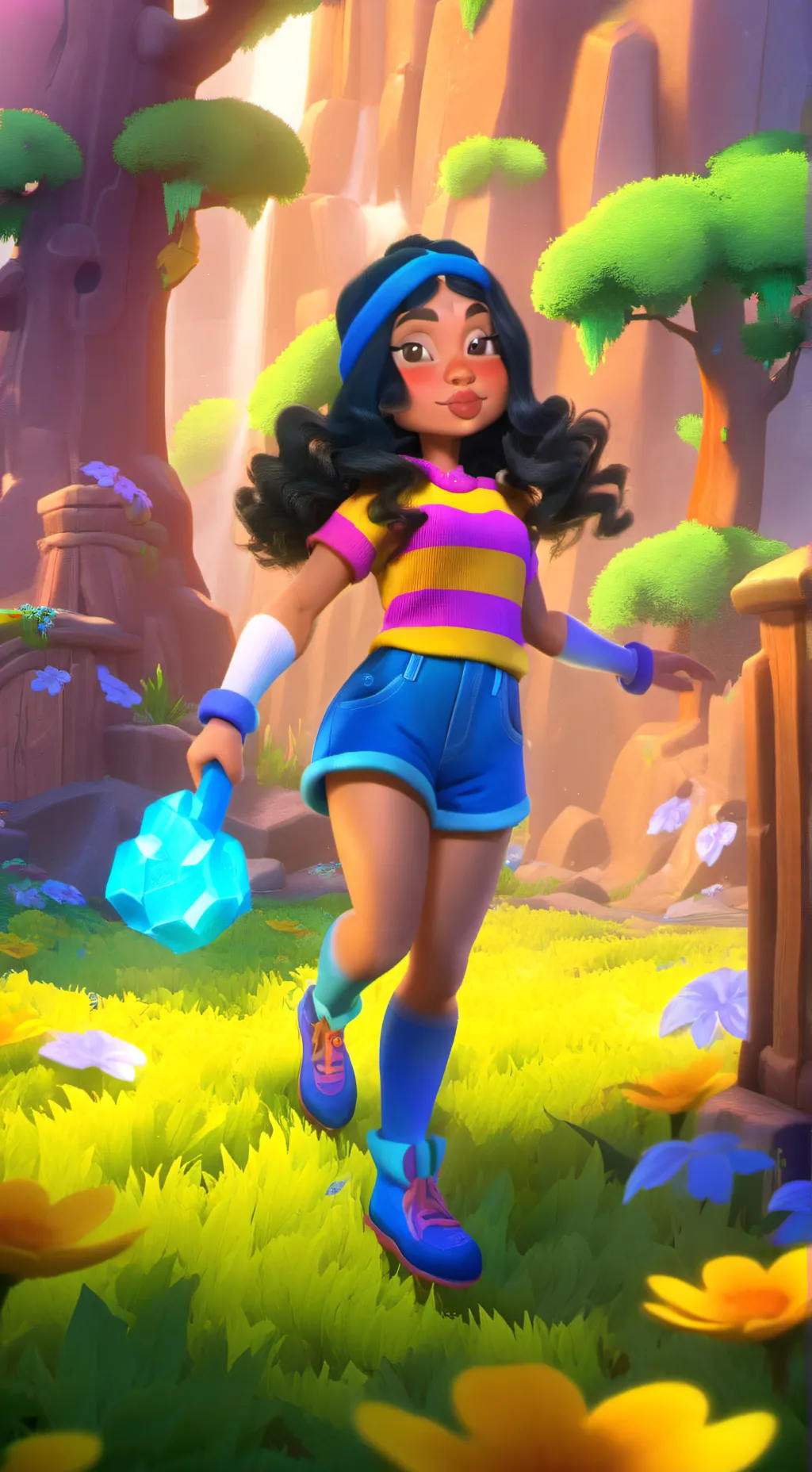 ai character: Rashel background