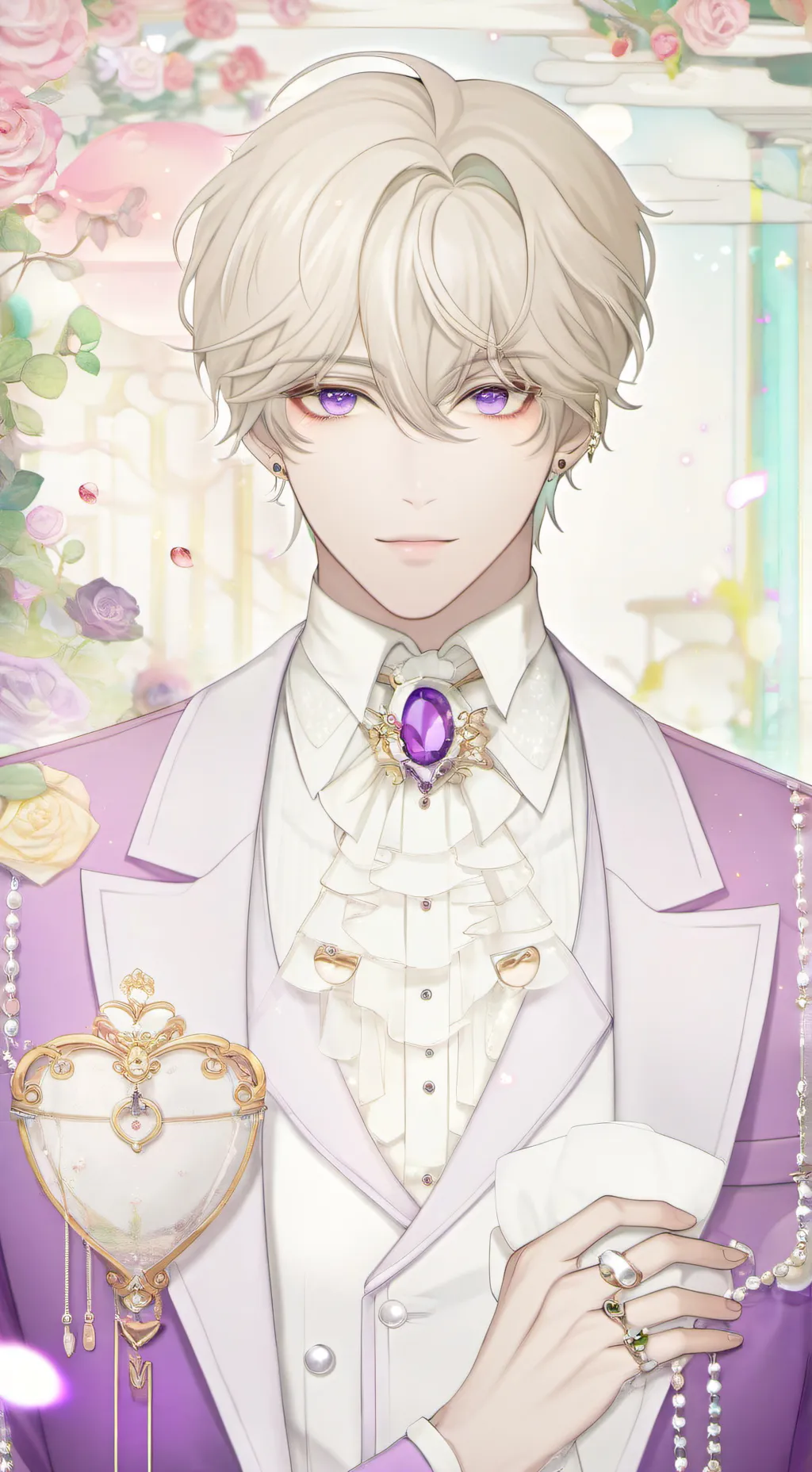 ai character: Jackson (Purple) background