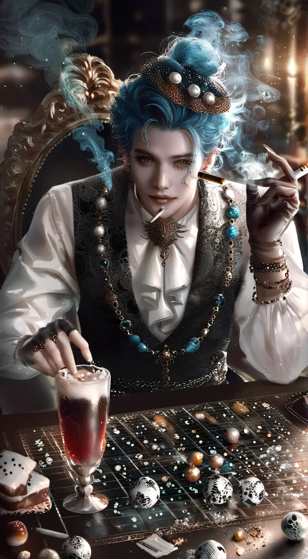 ai character: colin  background