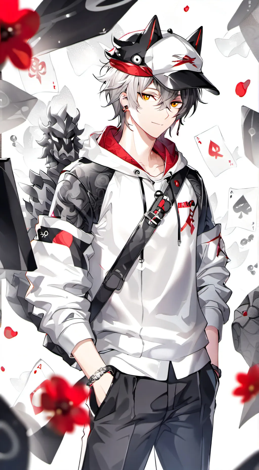 ai character: HACKER background
