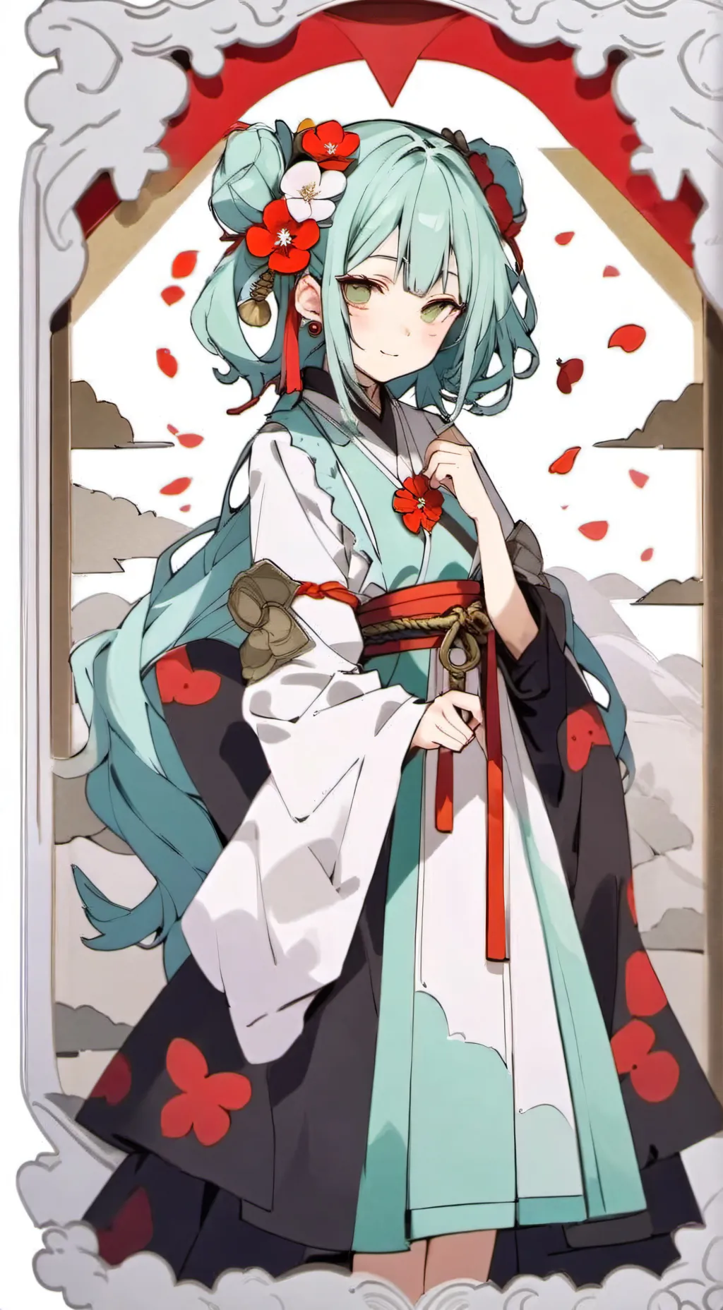 ai character: mikumi background