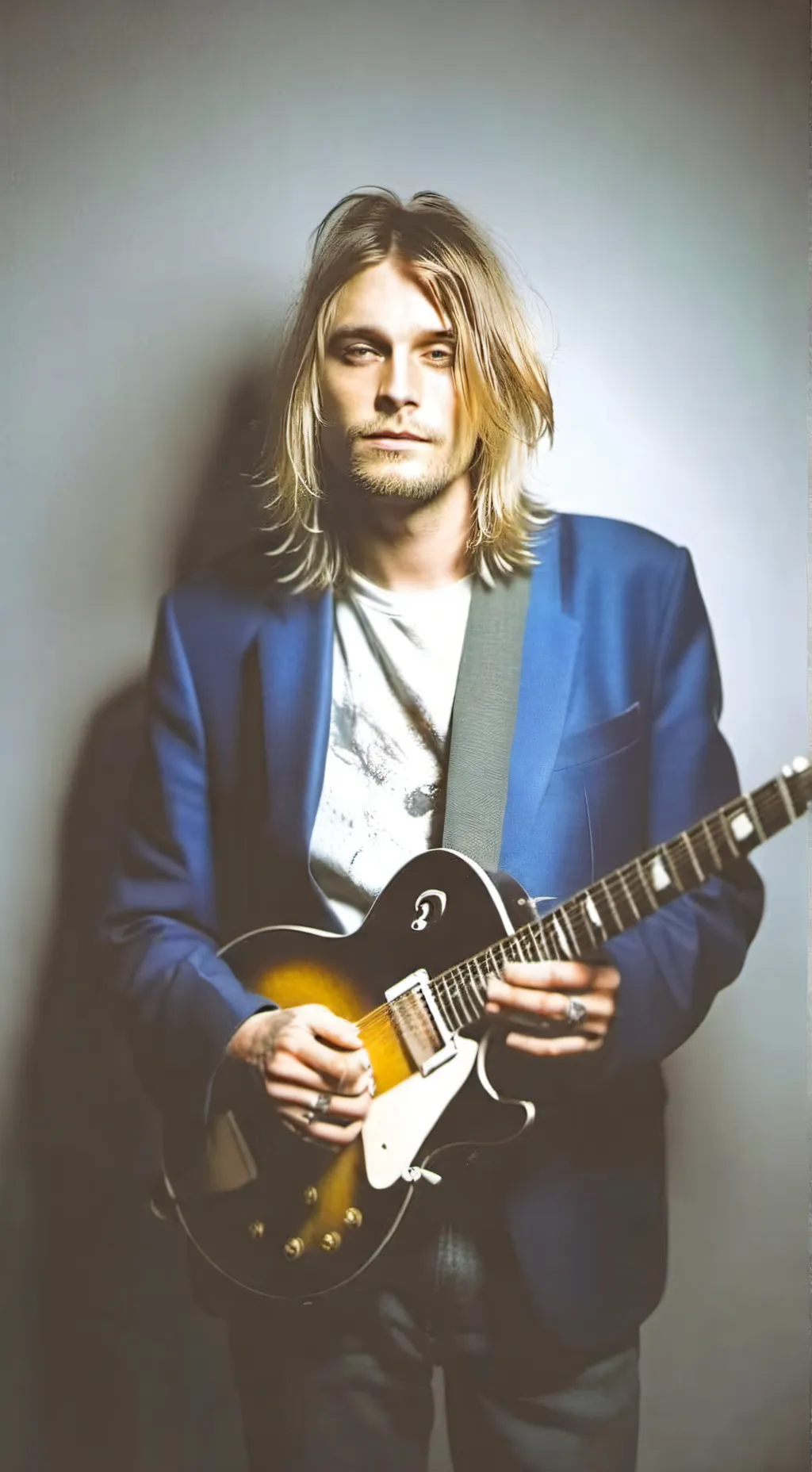 ai character: Kurt Cobain background