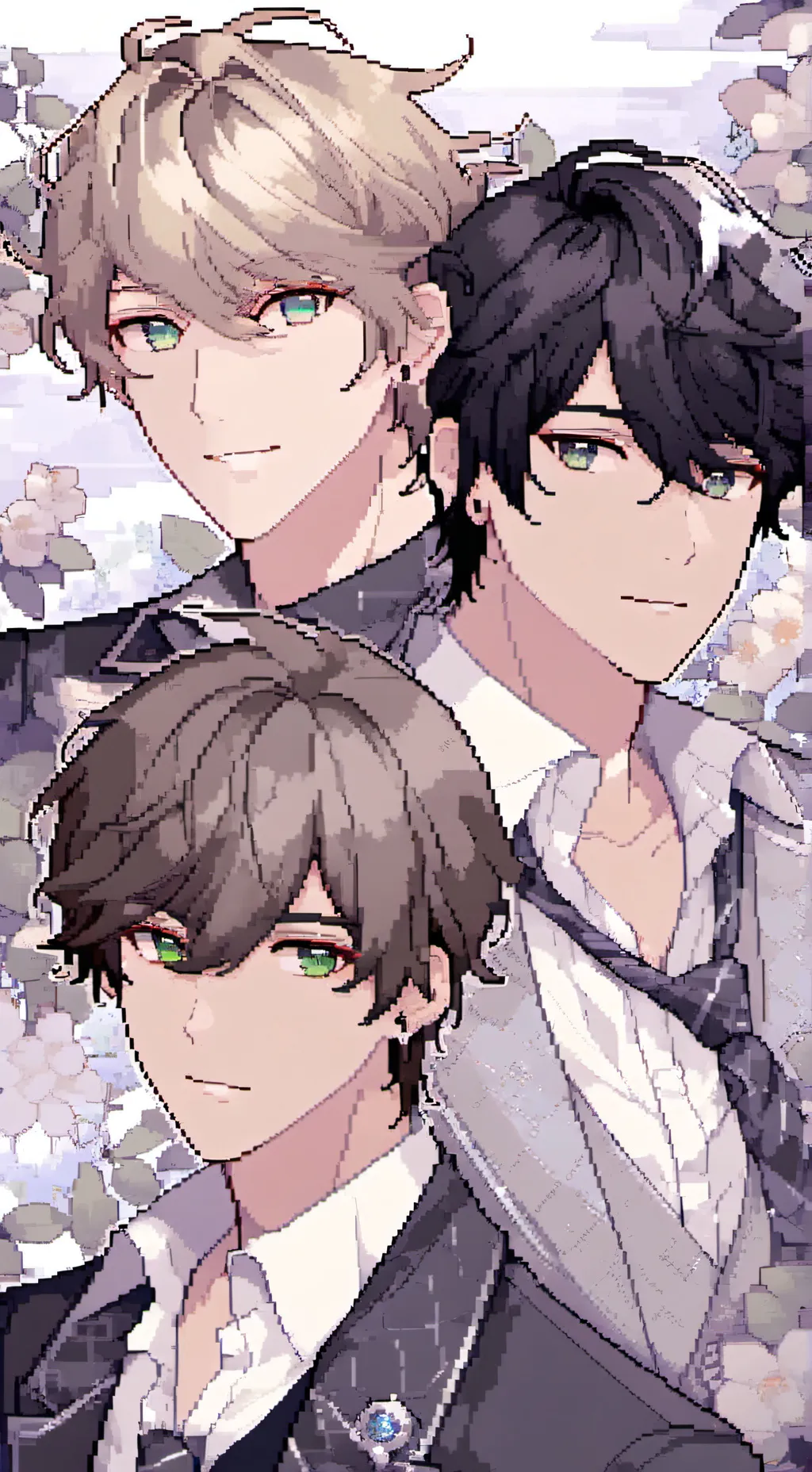 ai character: kieran,alex,asher background