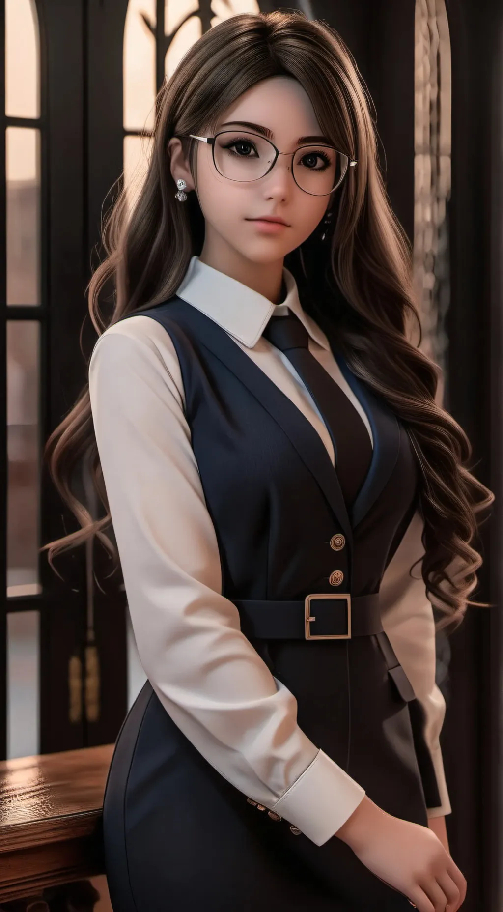 ai character: Miss Victoria Rave background