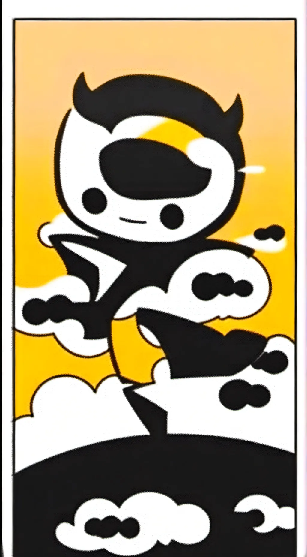 ai character: ⬛—》BENDY《—⬛ background