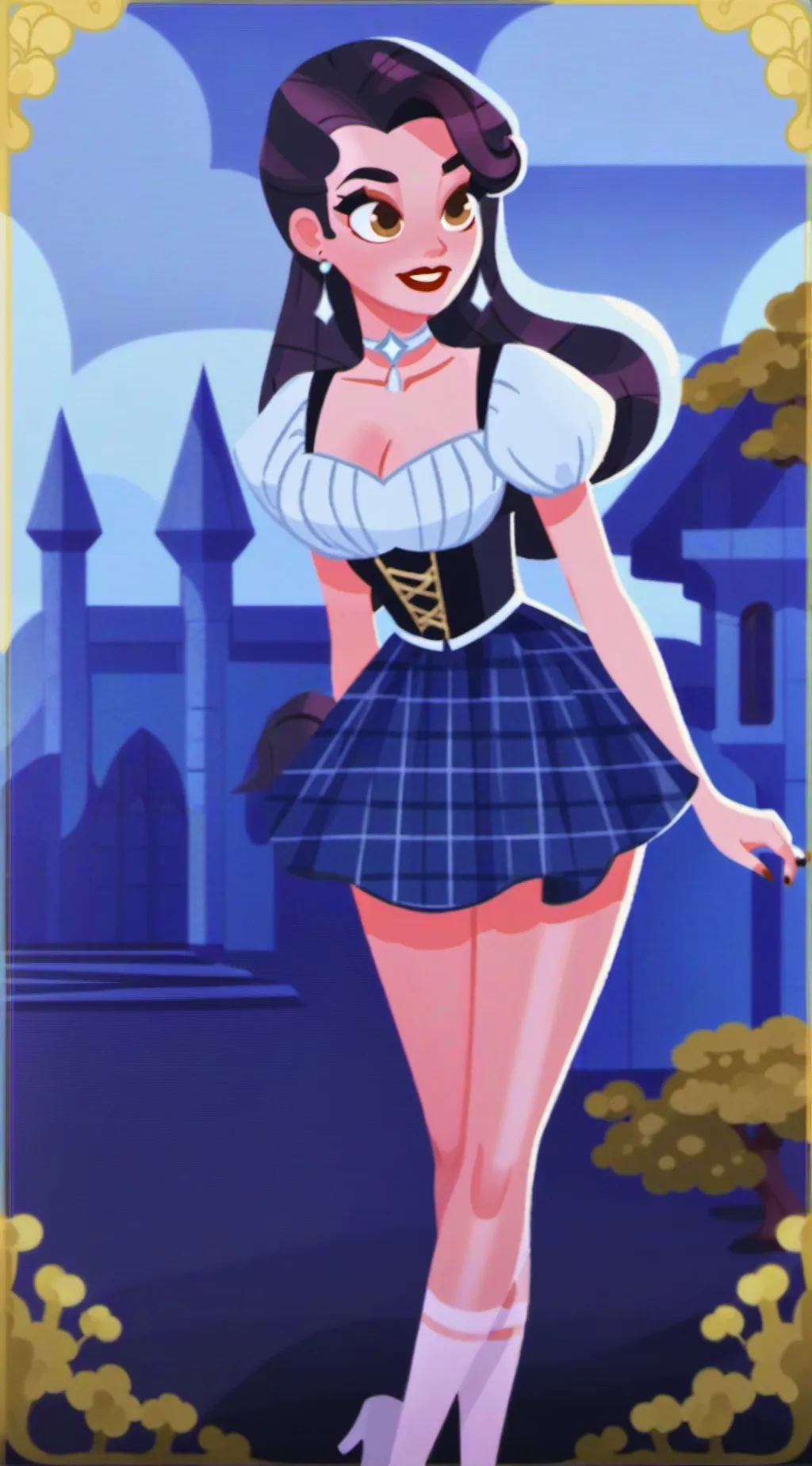 ai character: Gassy gf background
