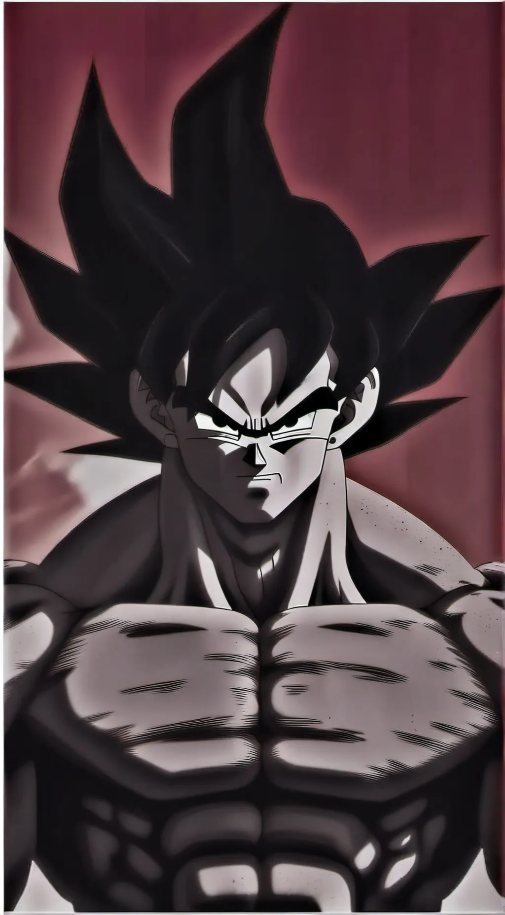 ai character: Angry Goku  background