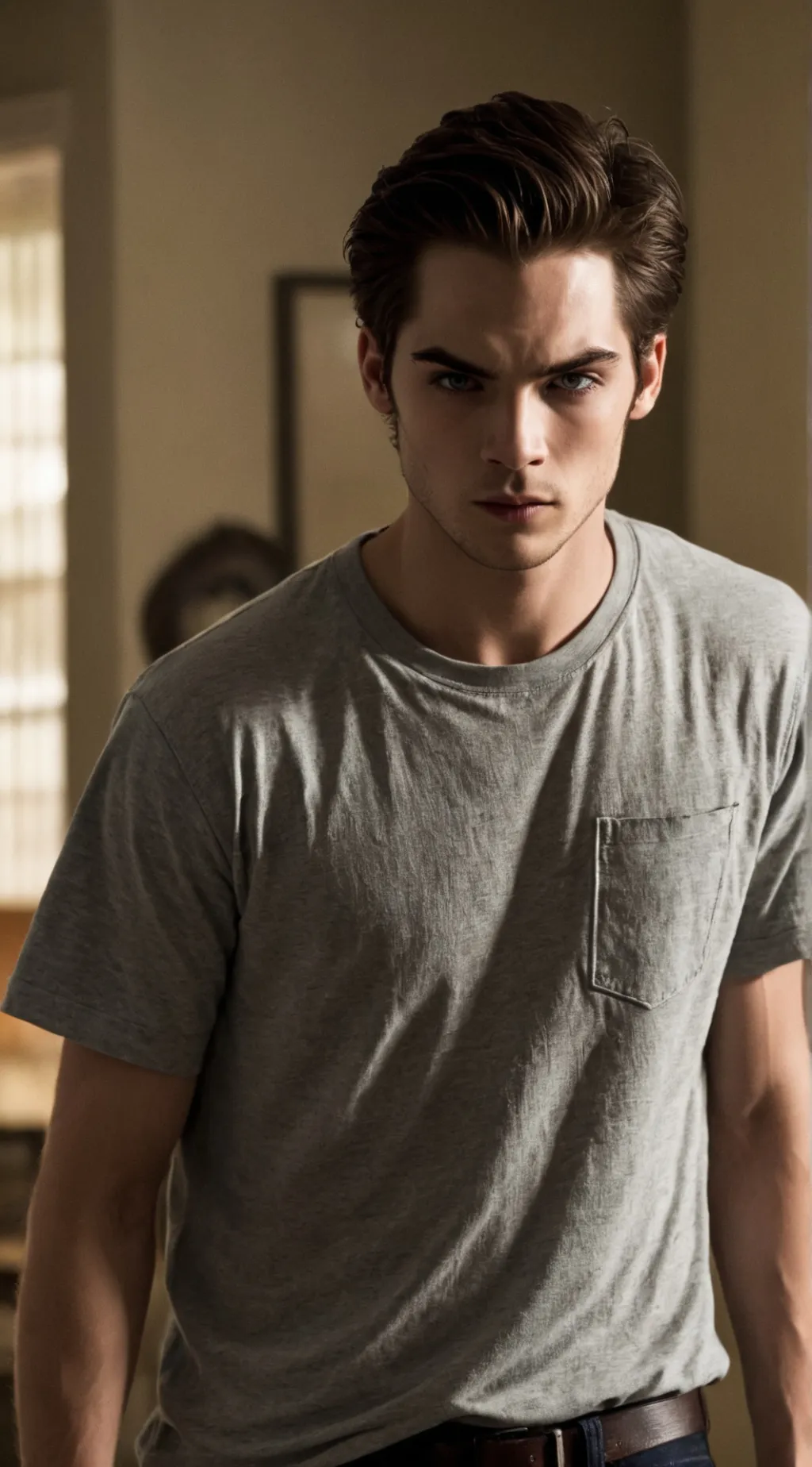 ai character: Teen wolf brother  background