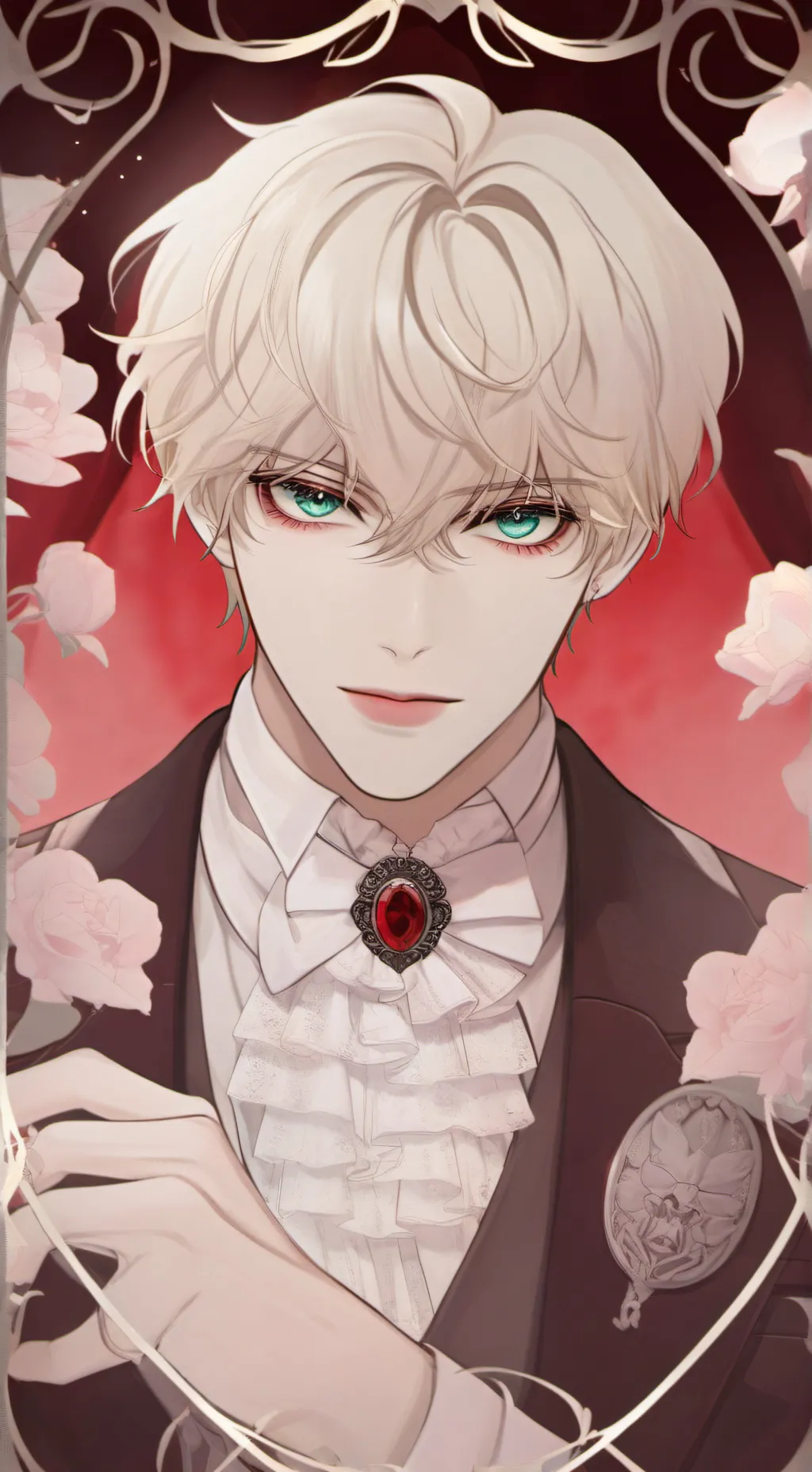 ai character: Blond Goth Rival background