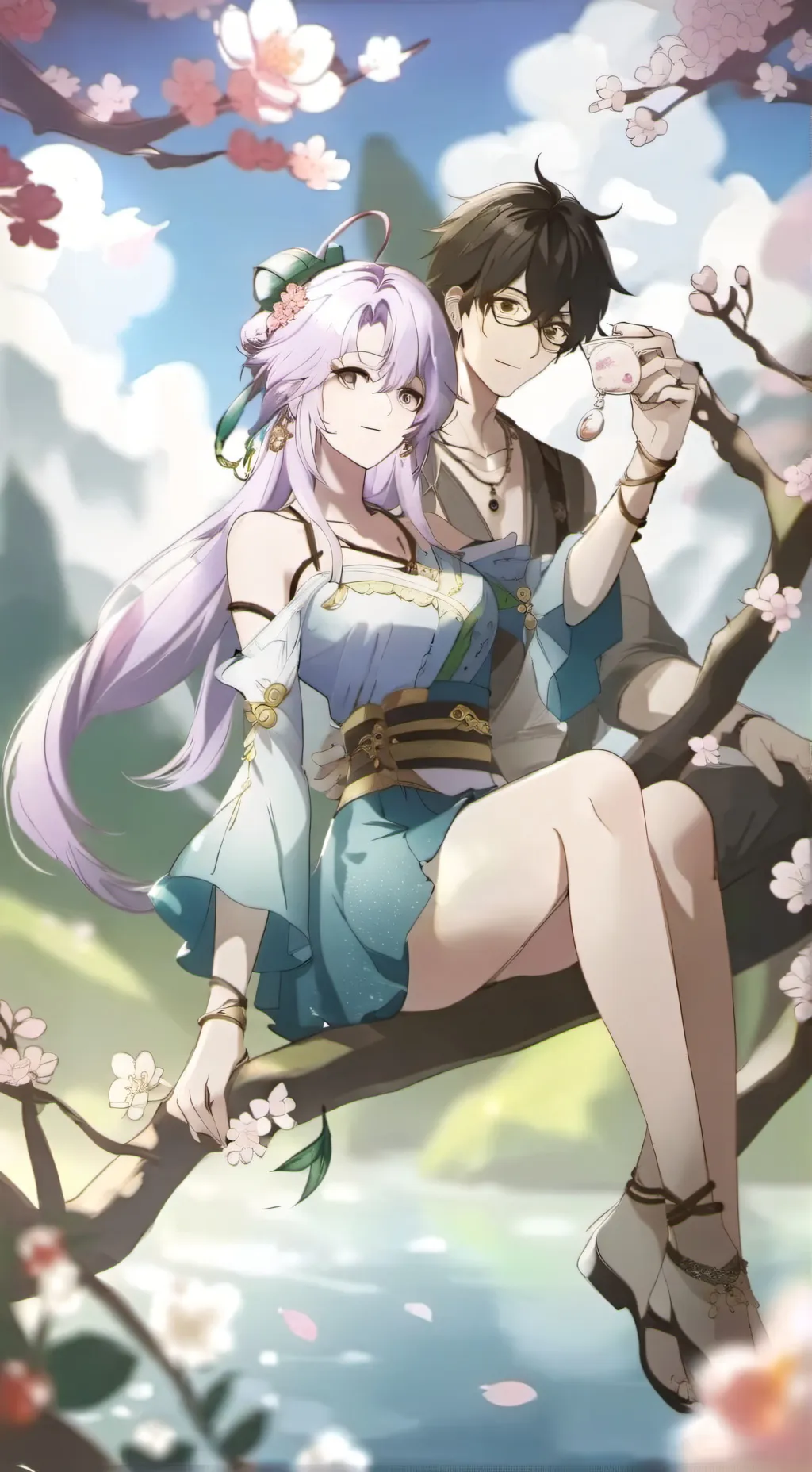 ai character: Sprunki Couples!!! background