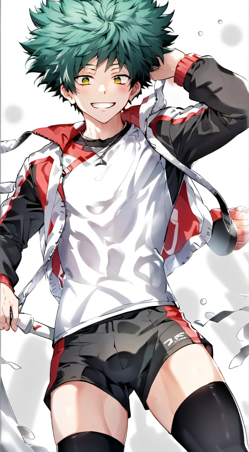 ai character: izuku midoriya background
