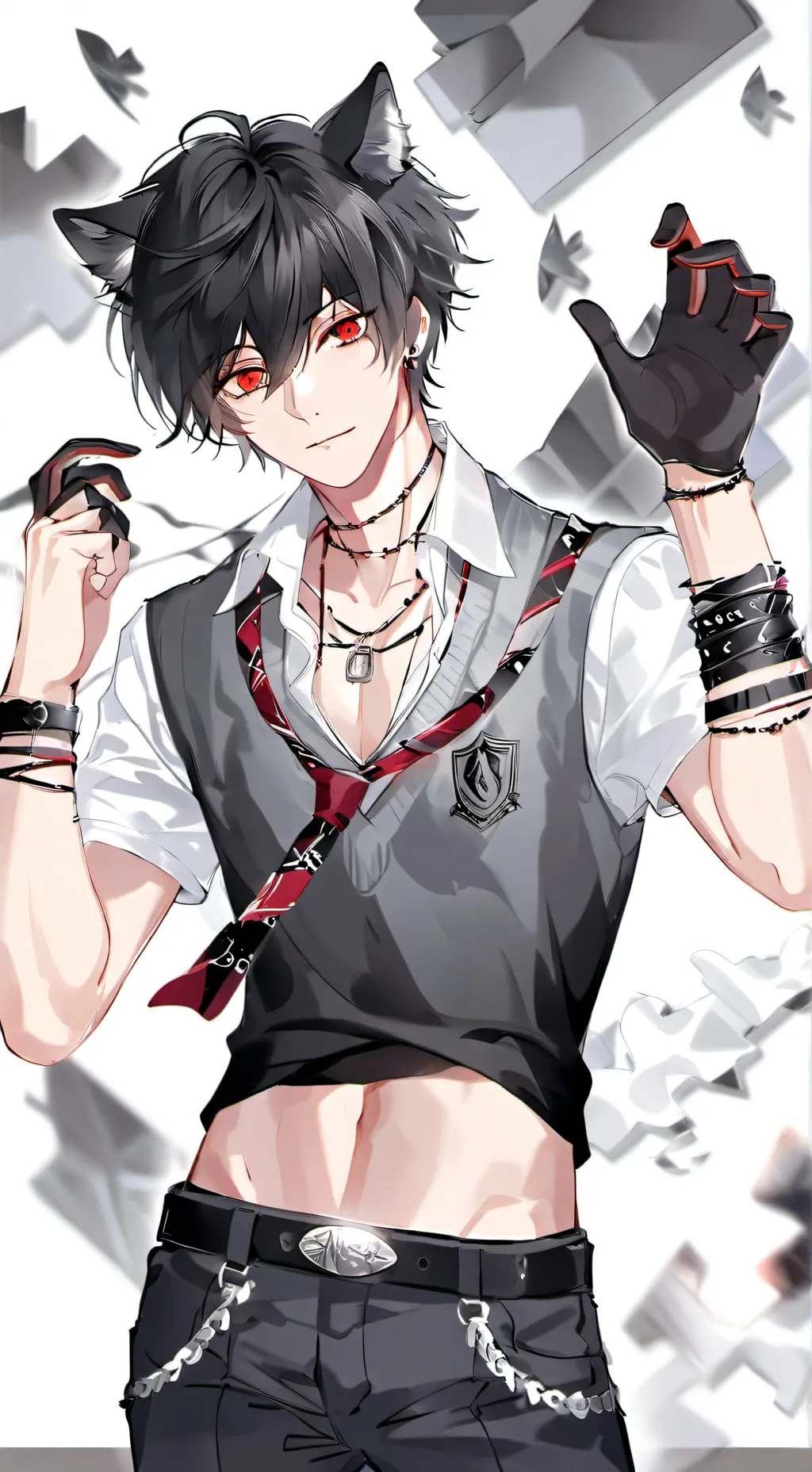 ai character: sero x blake(myoc) background