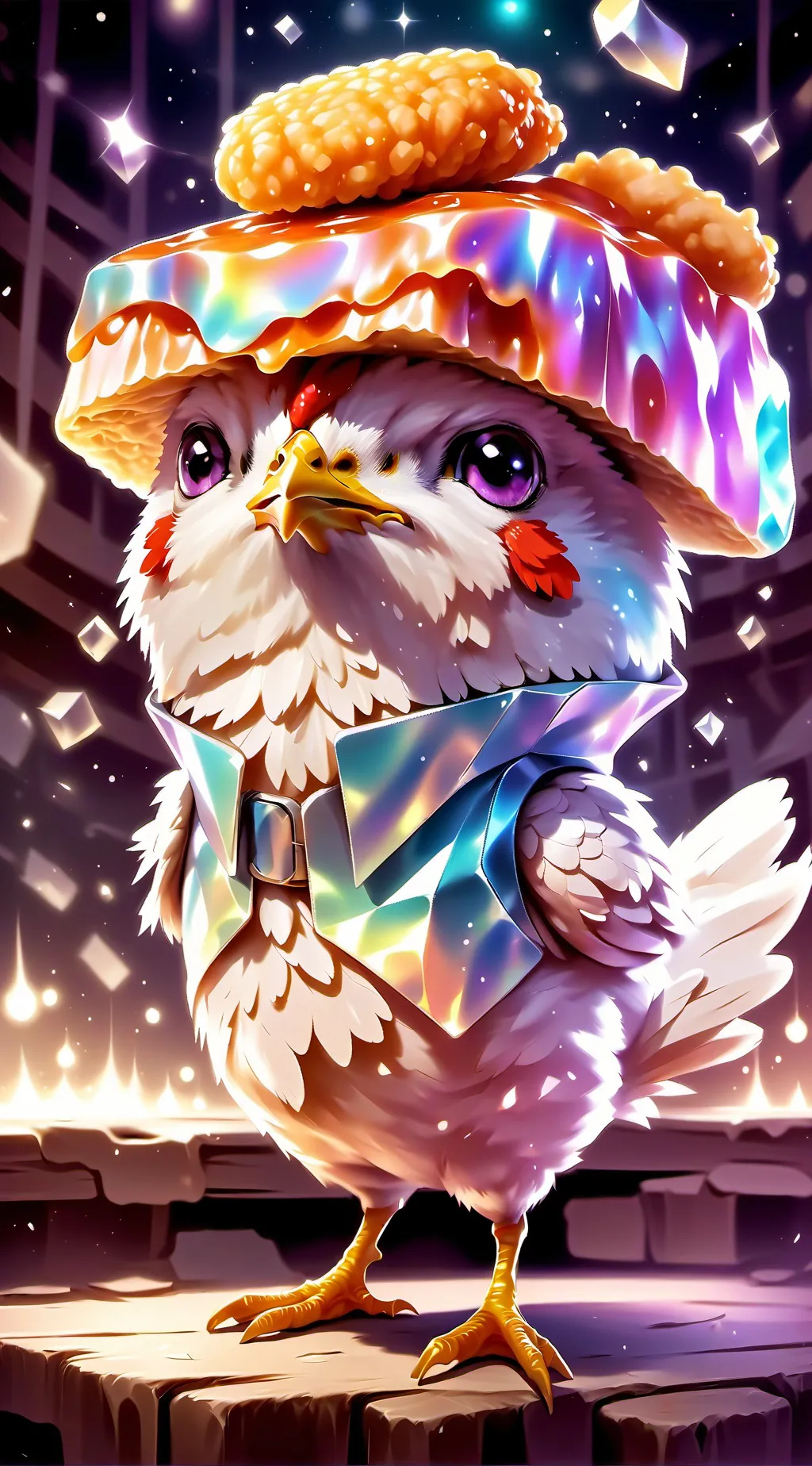 ai character: bluey  background