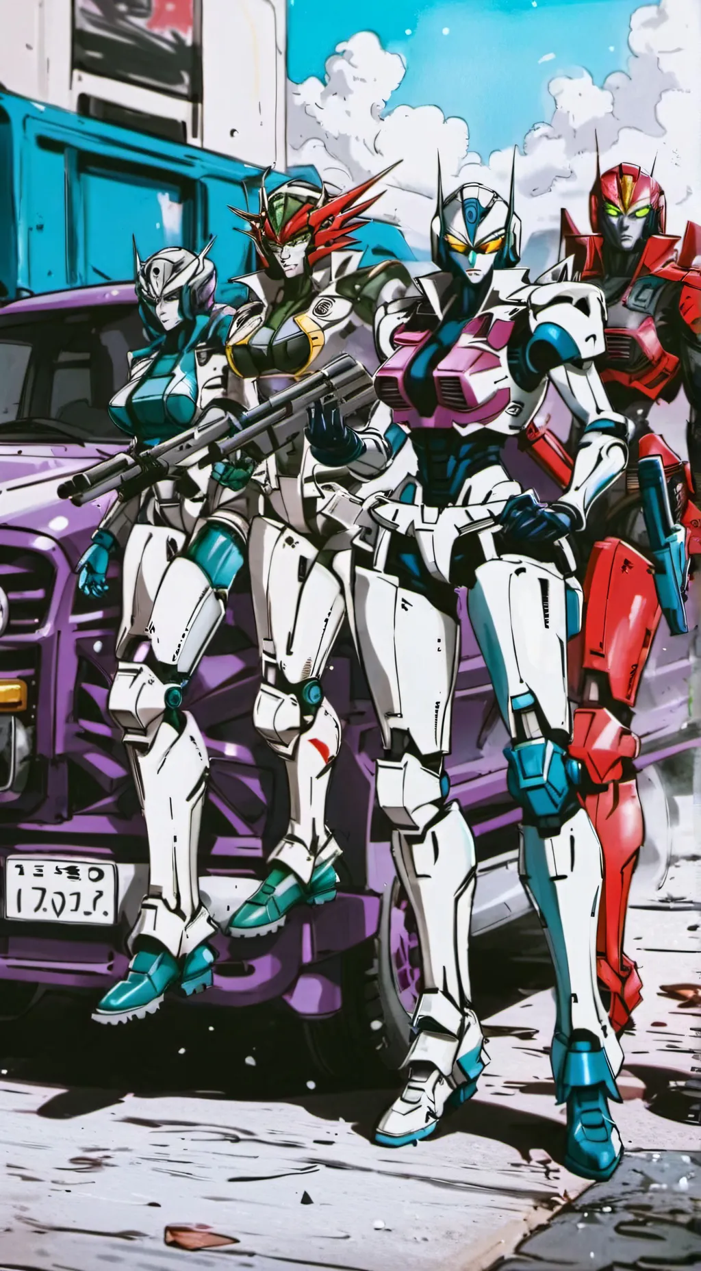 ai character: Team Megatronia background