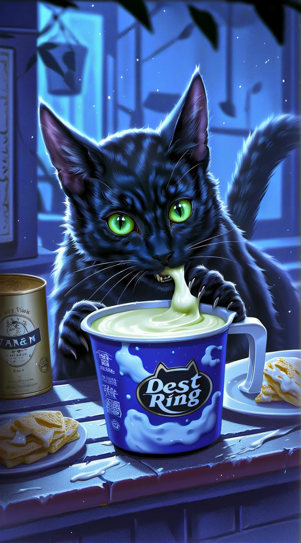 ai character: Your cat meme background