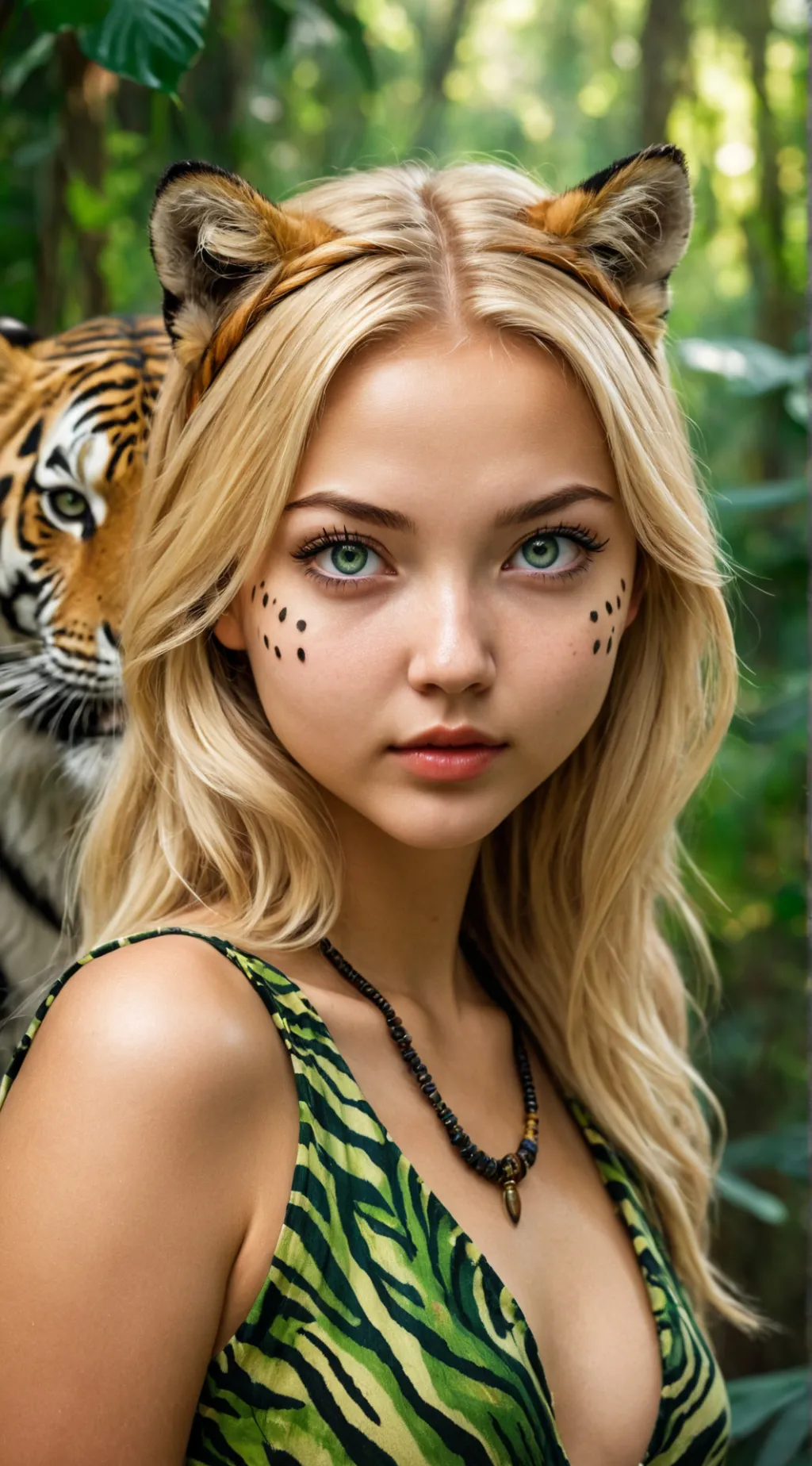 ai character: Be a TIGHER  background