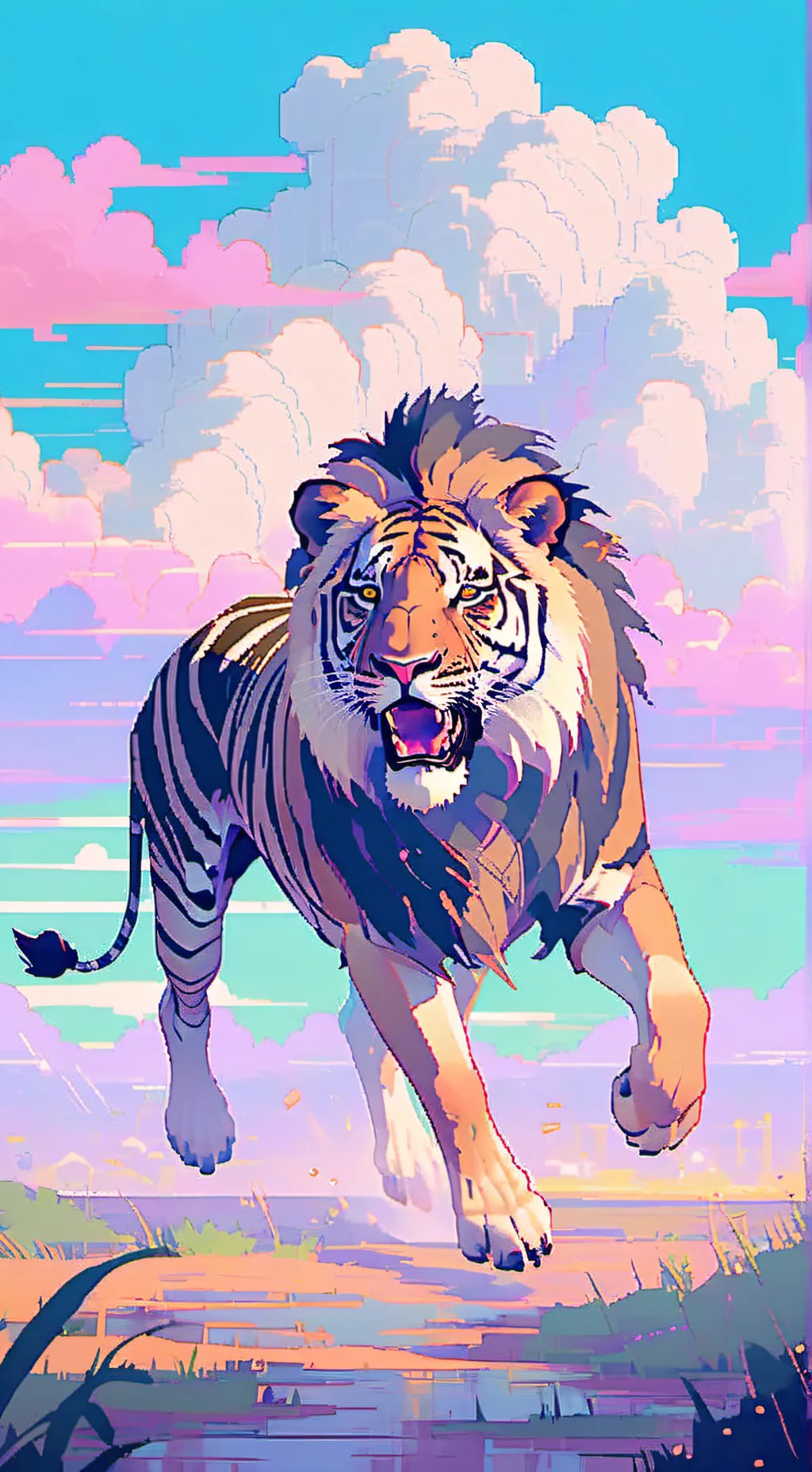 ai character: Madagascar  background