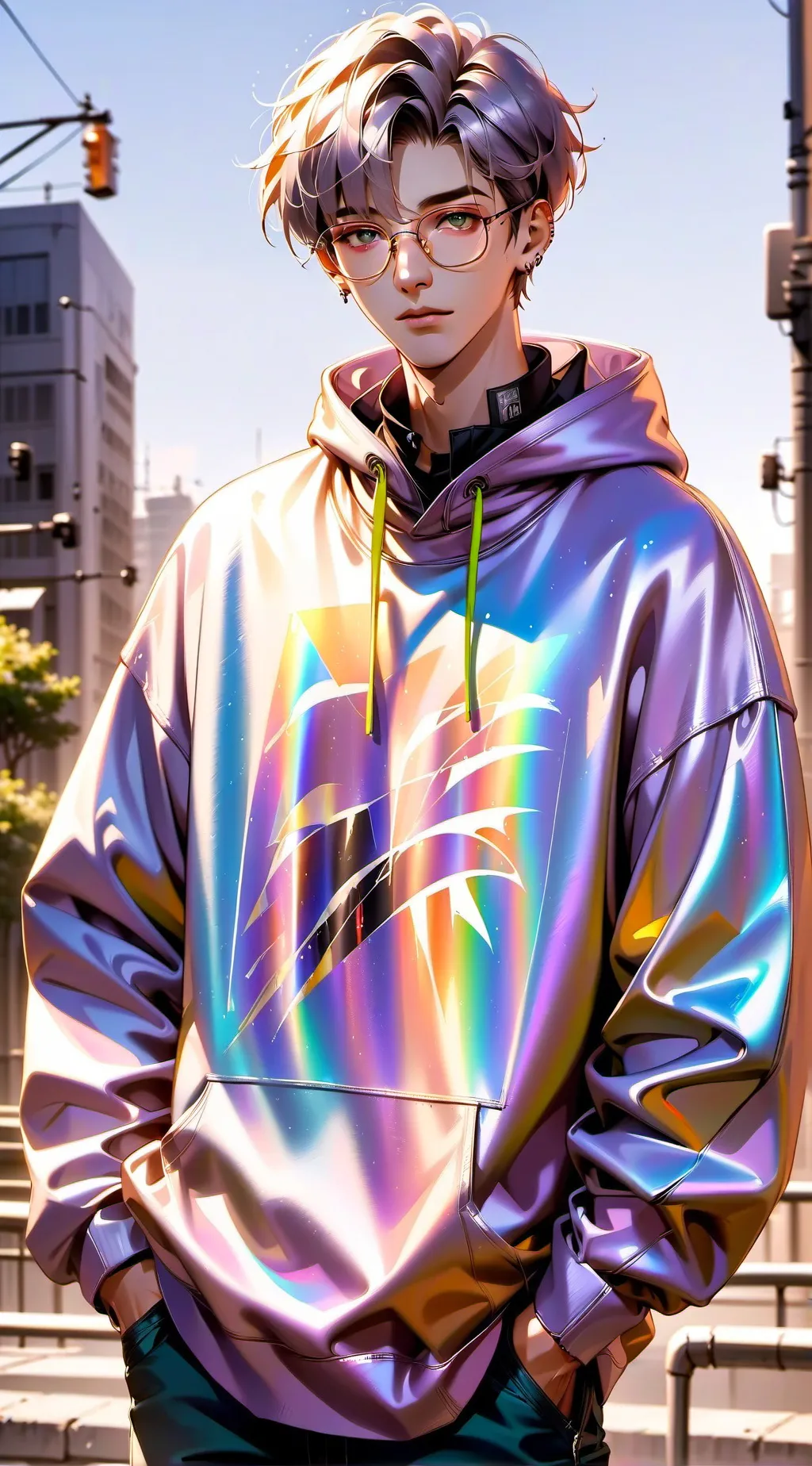 ai character: mark background