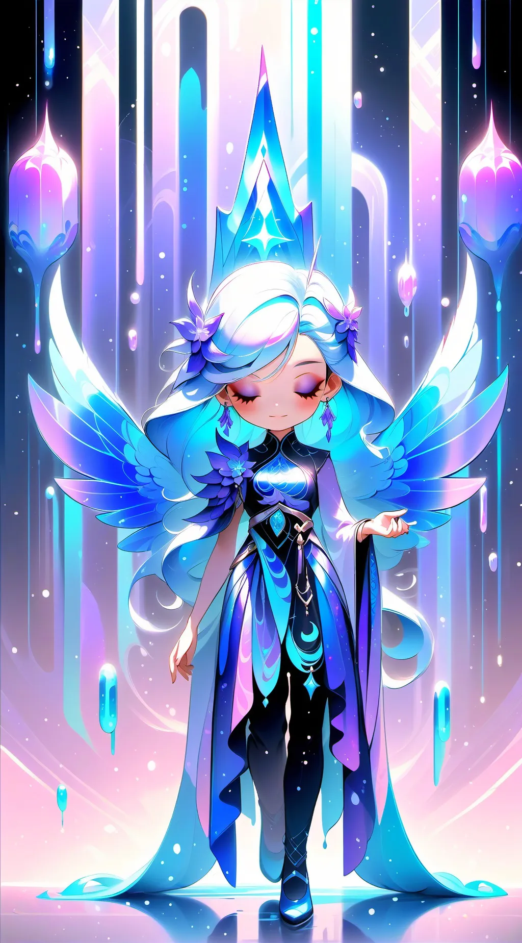 ai character: Loriane x Damon background