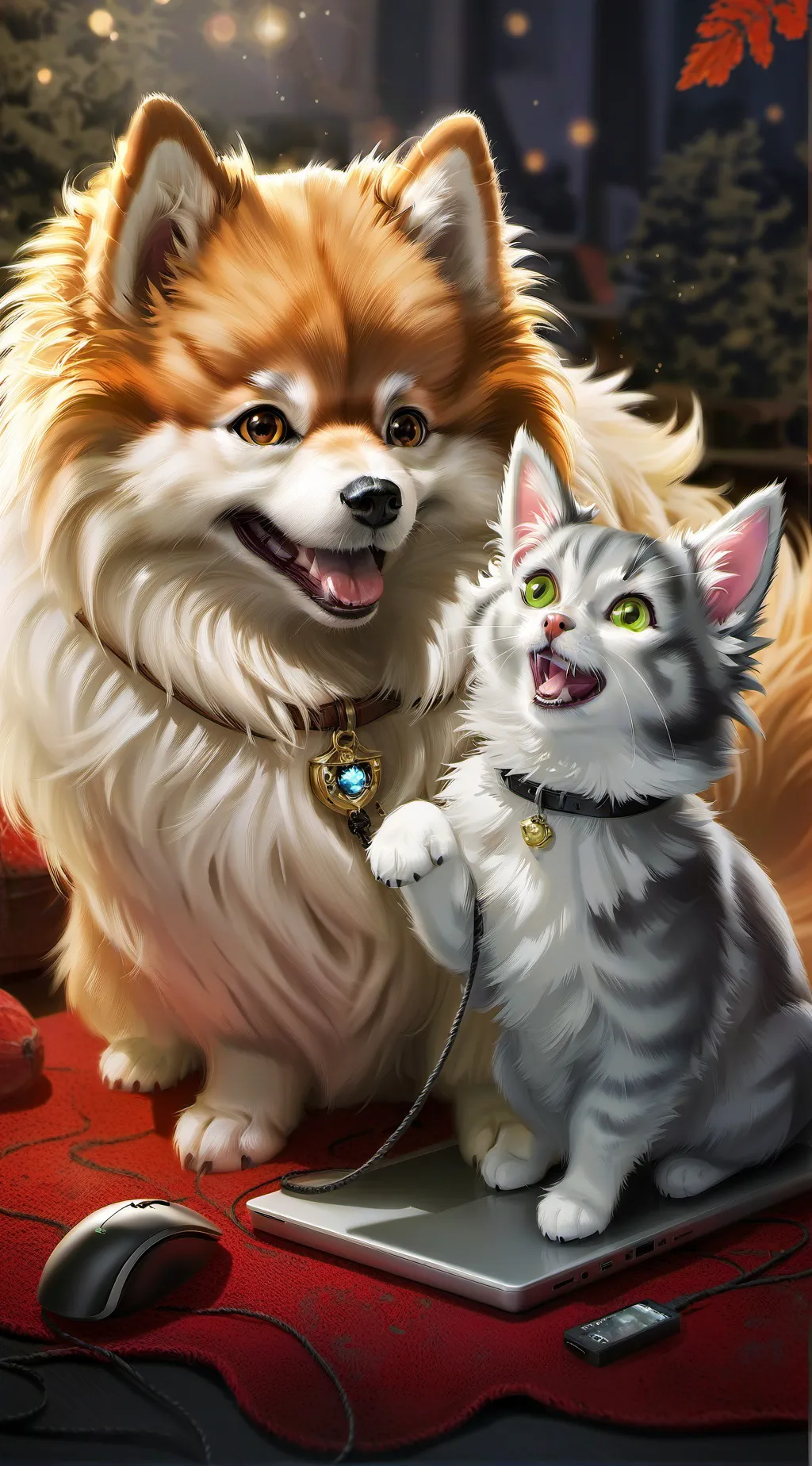 ai character: Pixel background