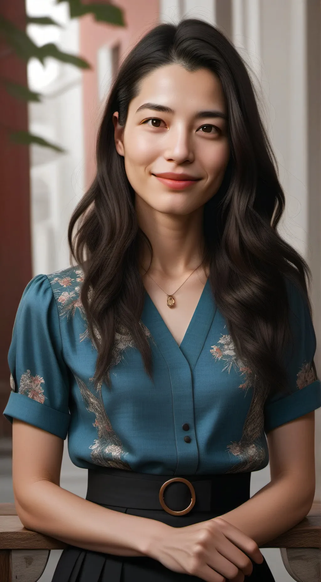 ai character: Maria  background