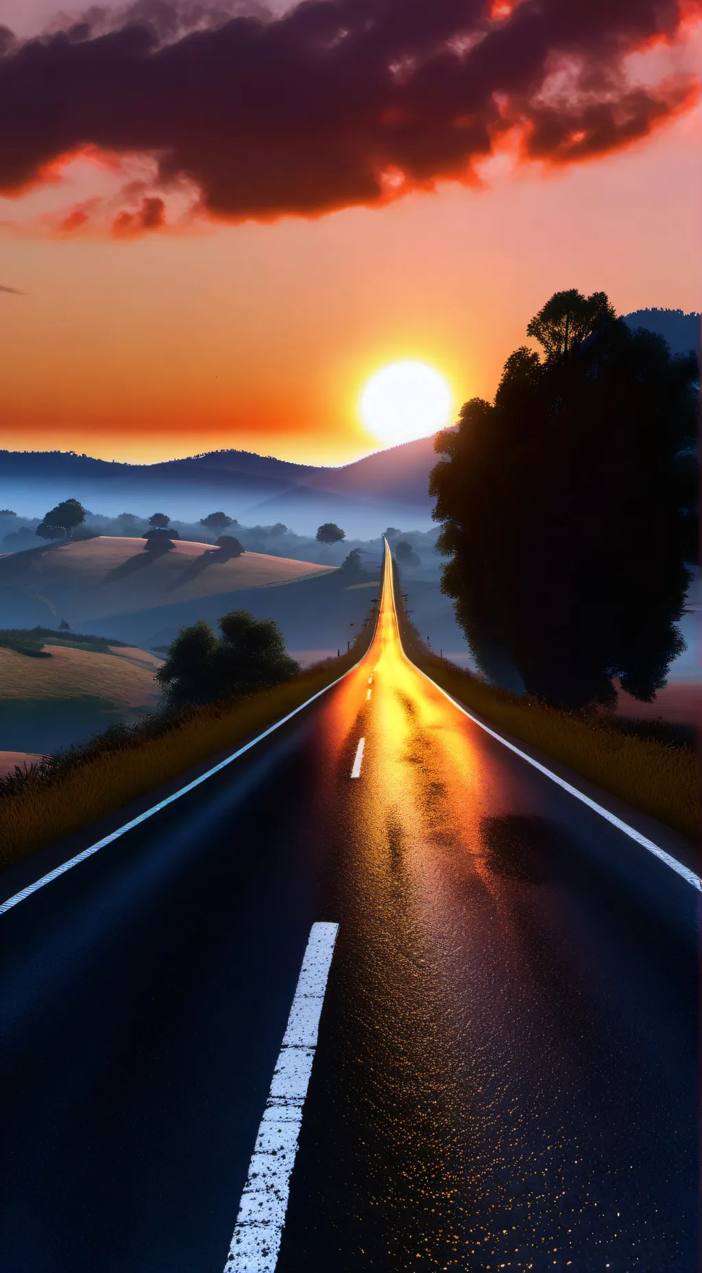 ai character: Road trip with mom background