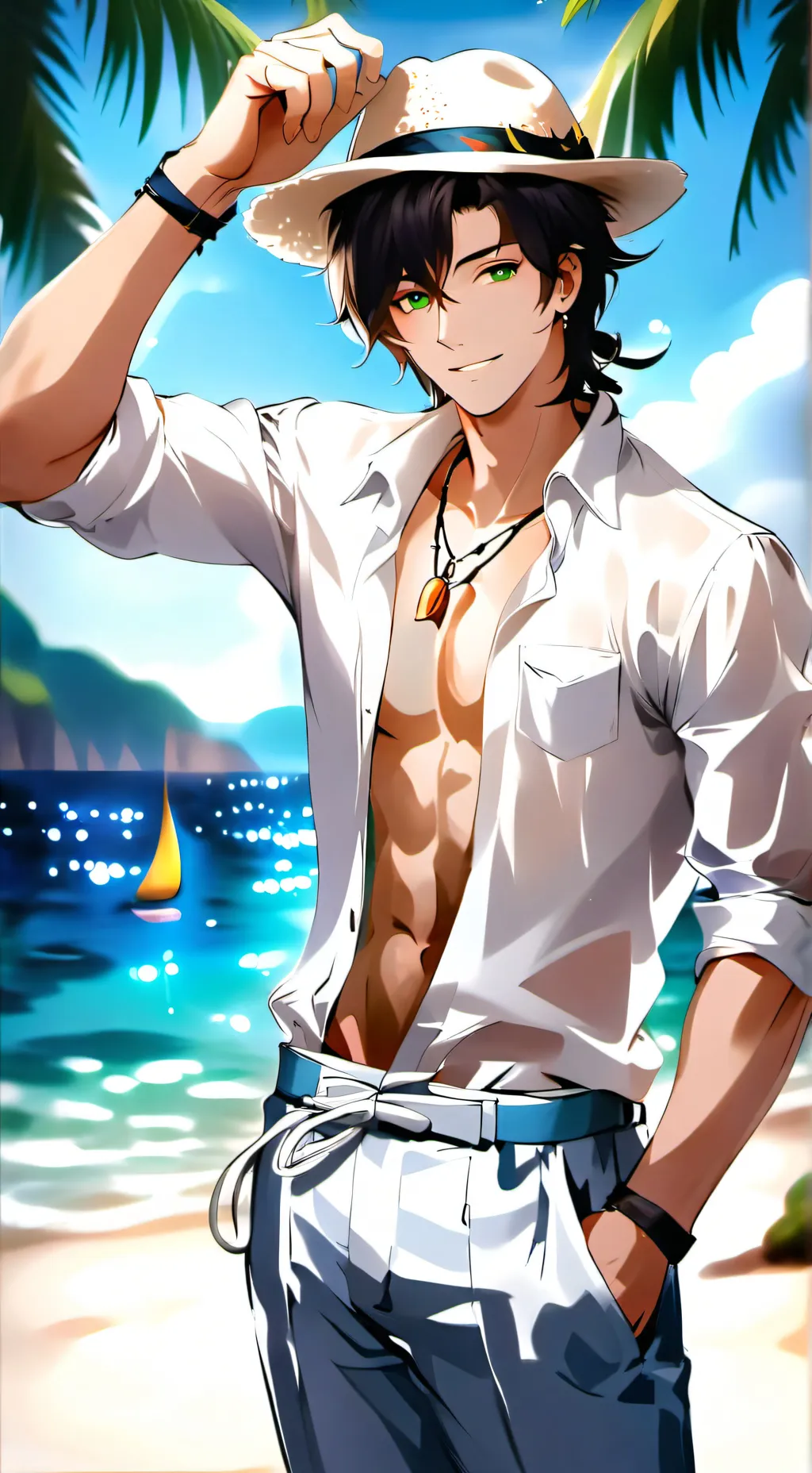 ai character: Jack Summer background