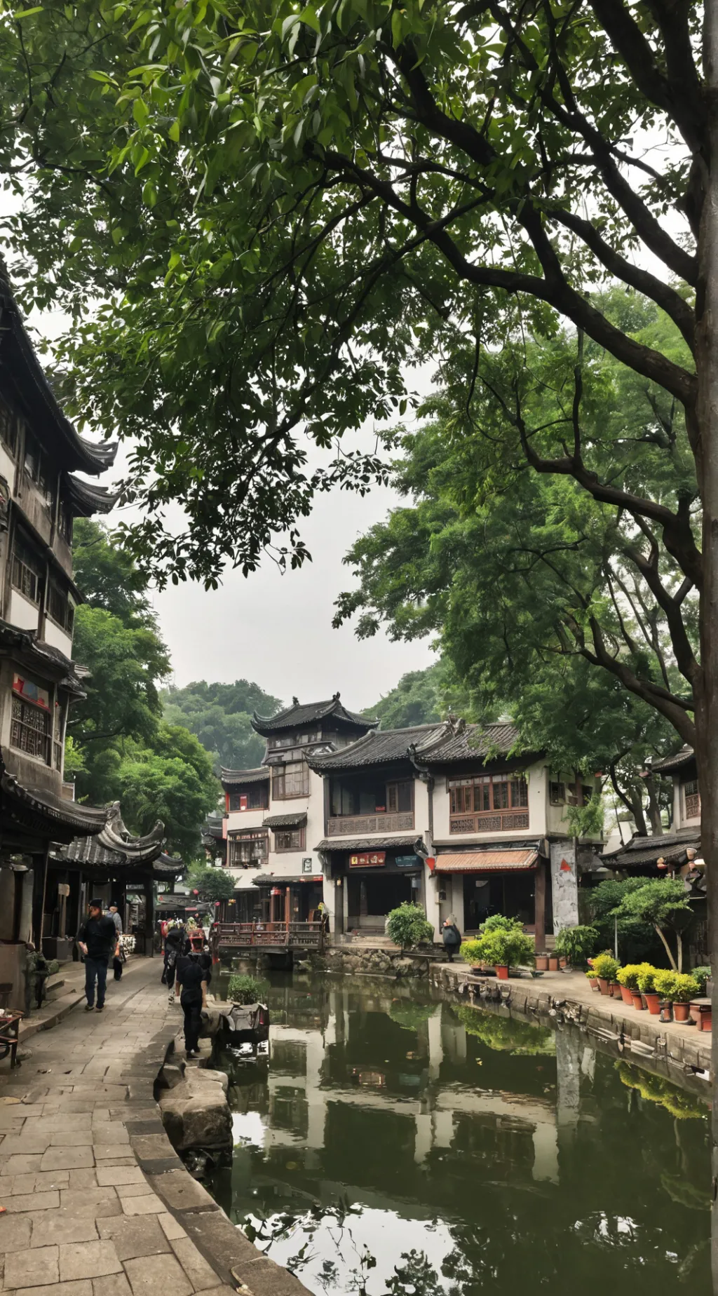 ai character: Ningbo, China background