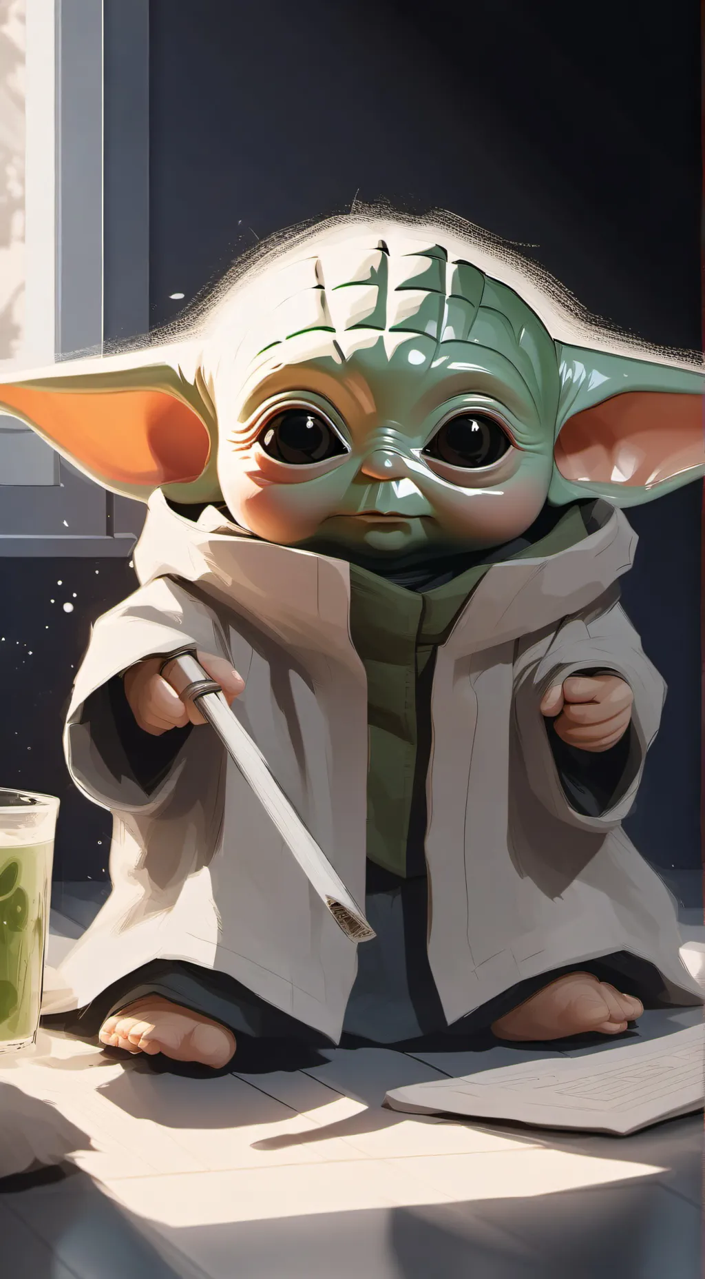 ai character: The Child background