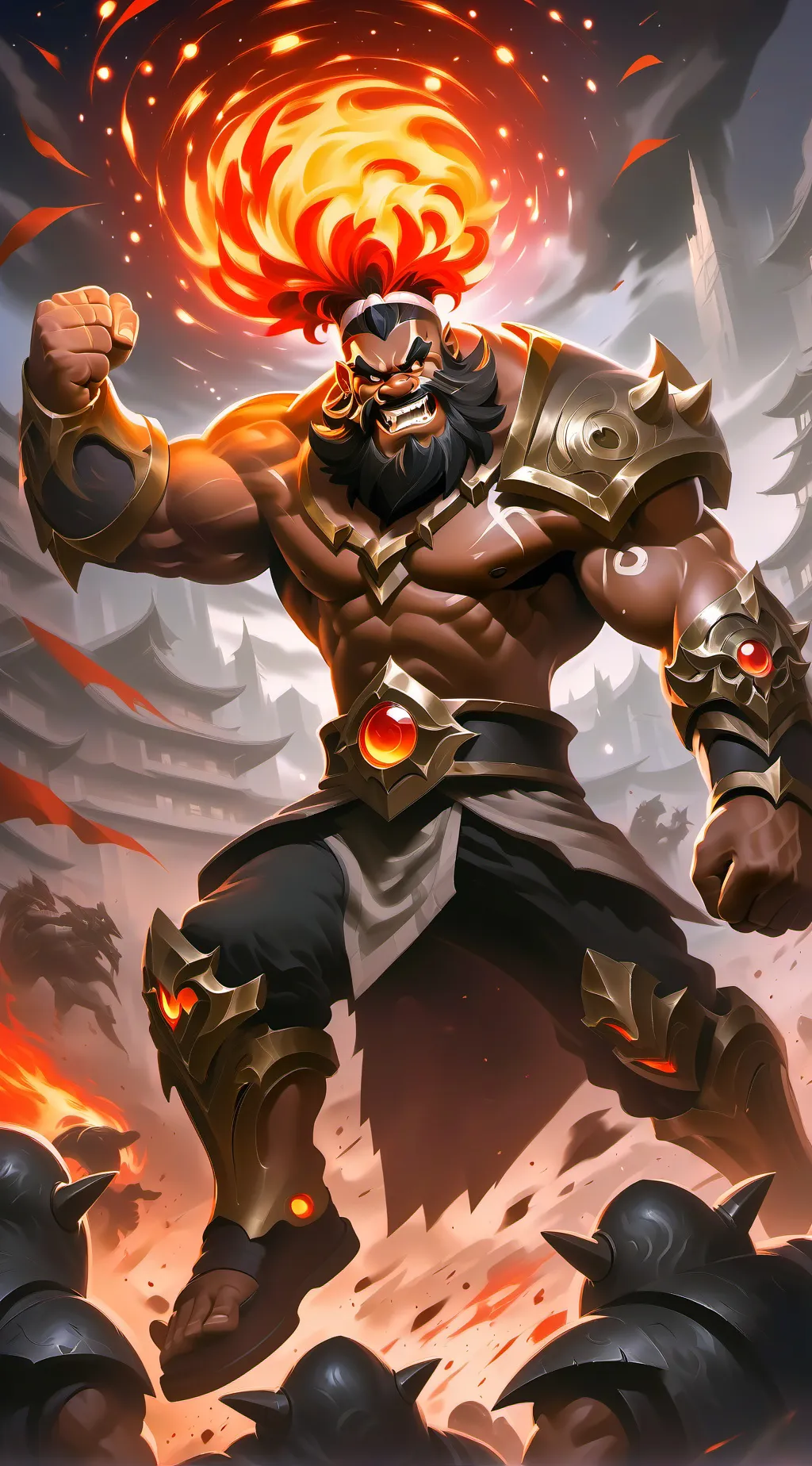 ai character: FUCK background