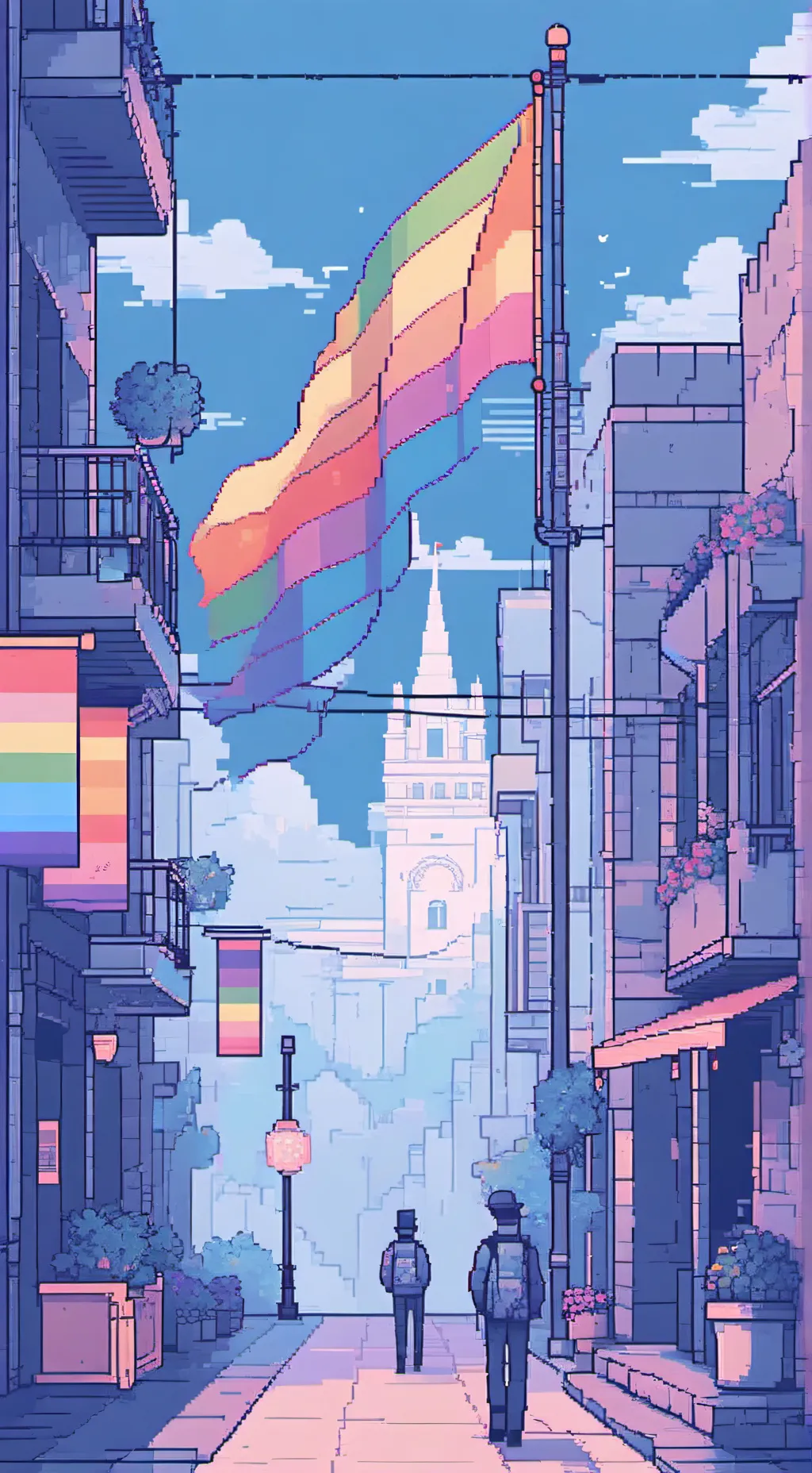 ai character: MHA pride!!!! background