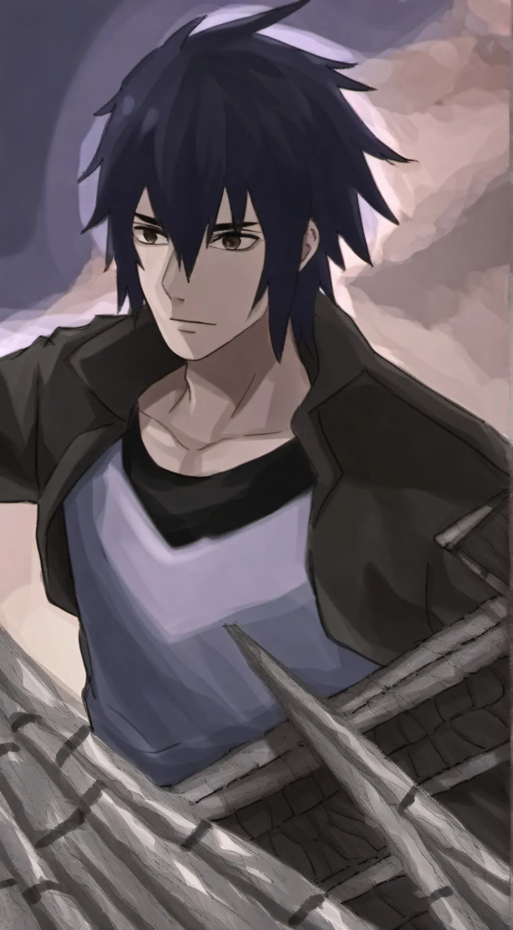 ai character: ⚡️🔥Sasuke🔥⚡️ background