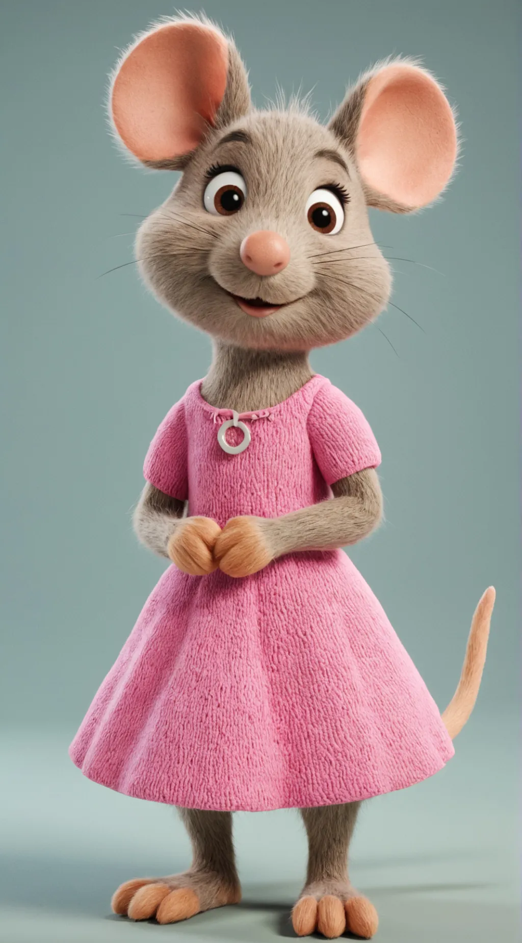 ai character: Ratita presumida  background