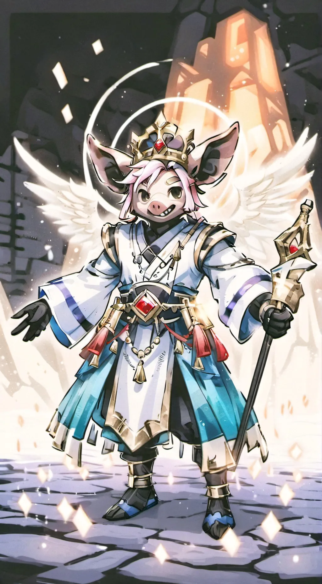 ai character: Technoblade background