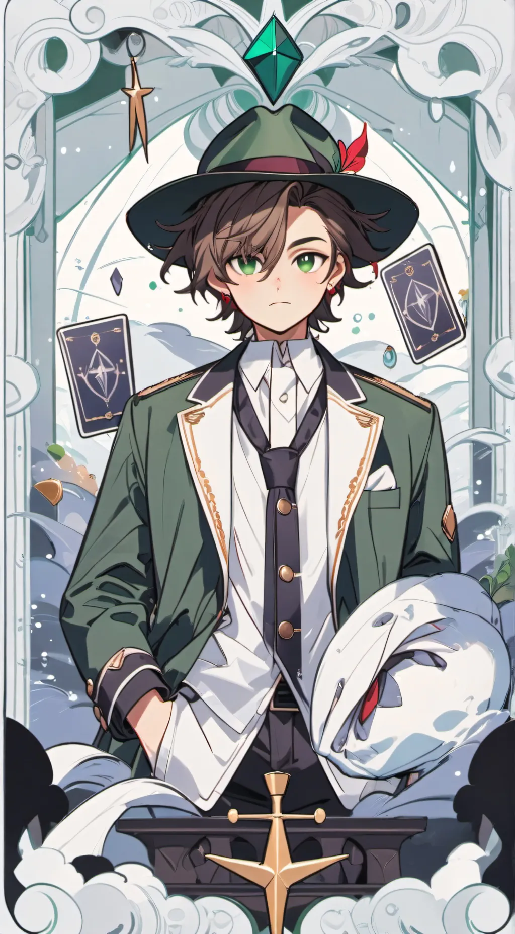ai character: LUCAS background