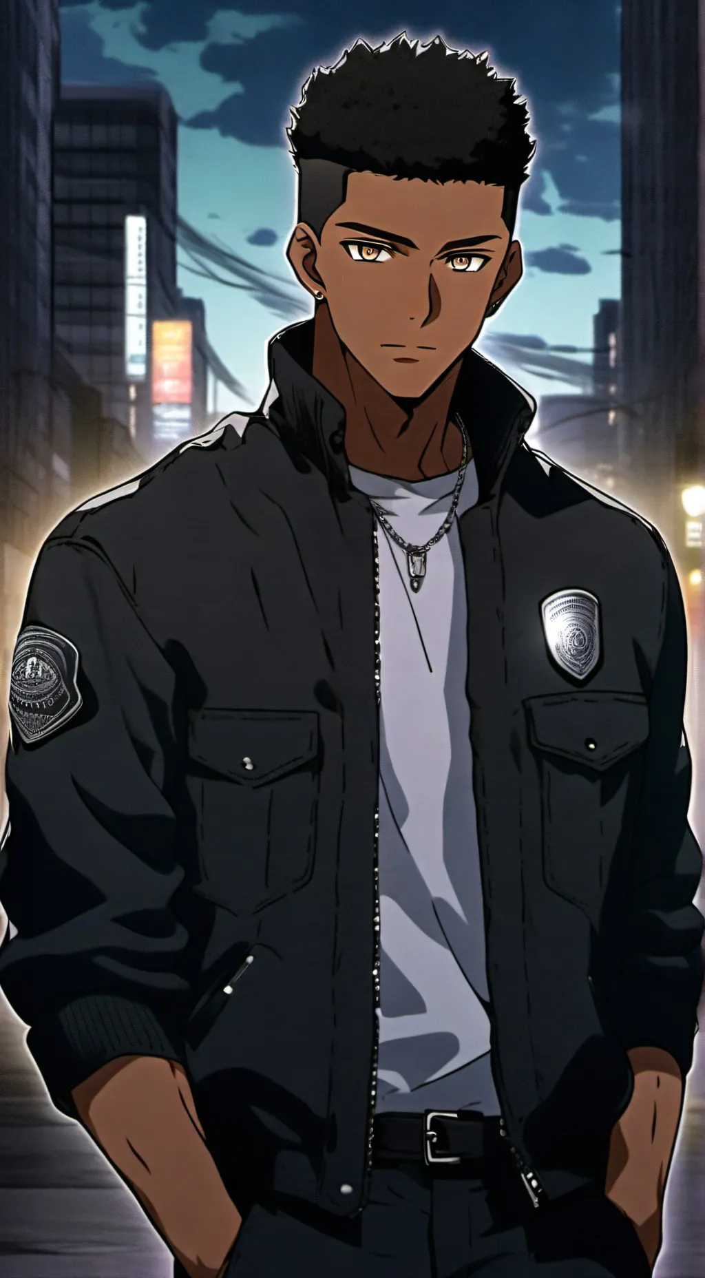 ai character: Donatello Obasohan background