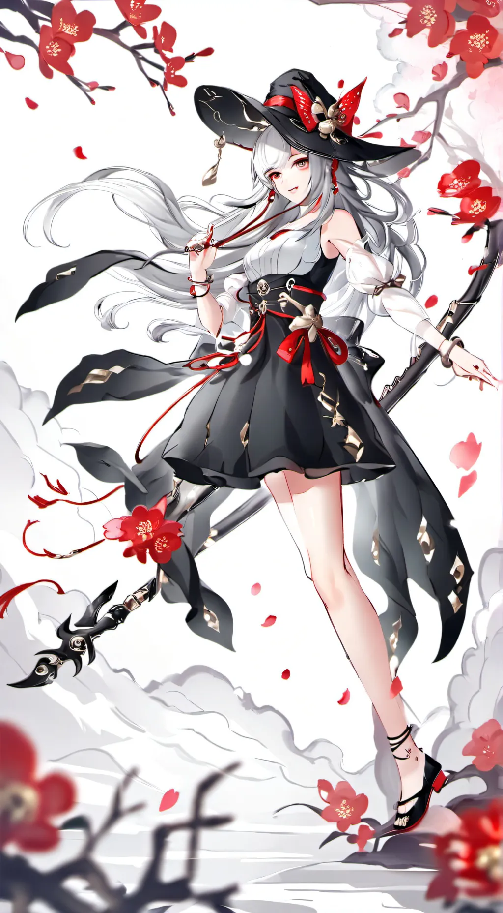 ai character: Queen heat background