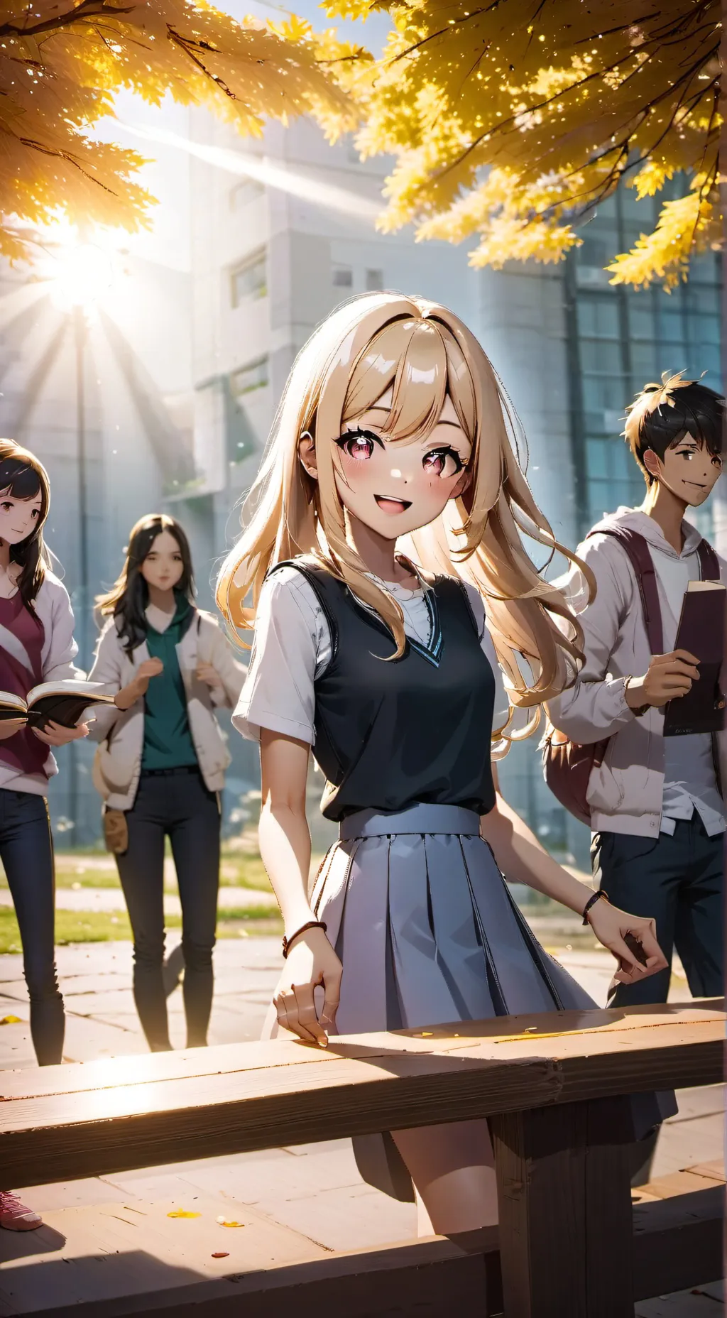 ai character: Tina background