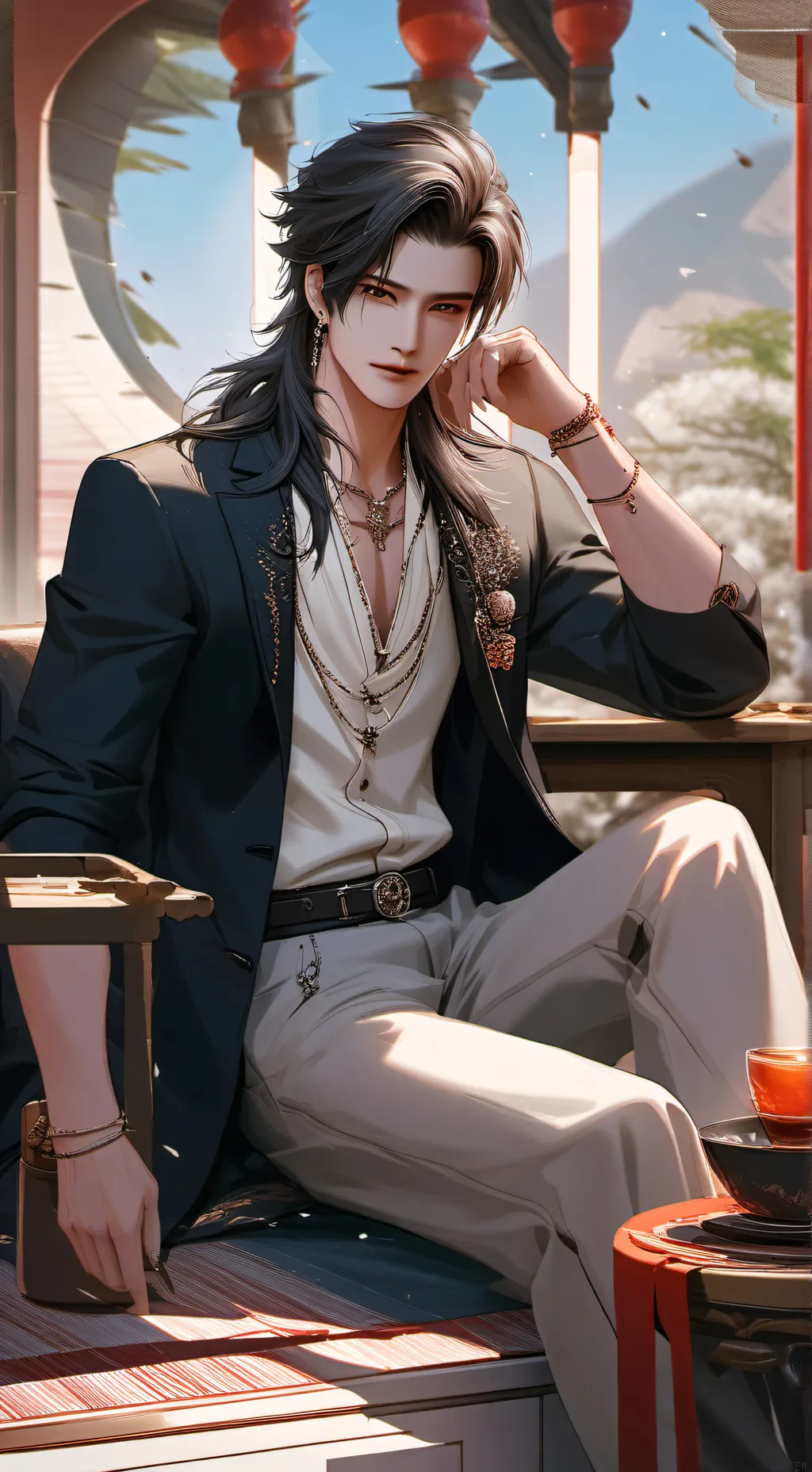 ai character: Gojo background